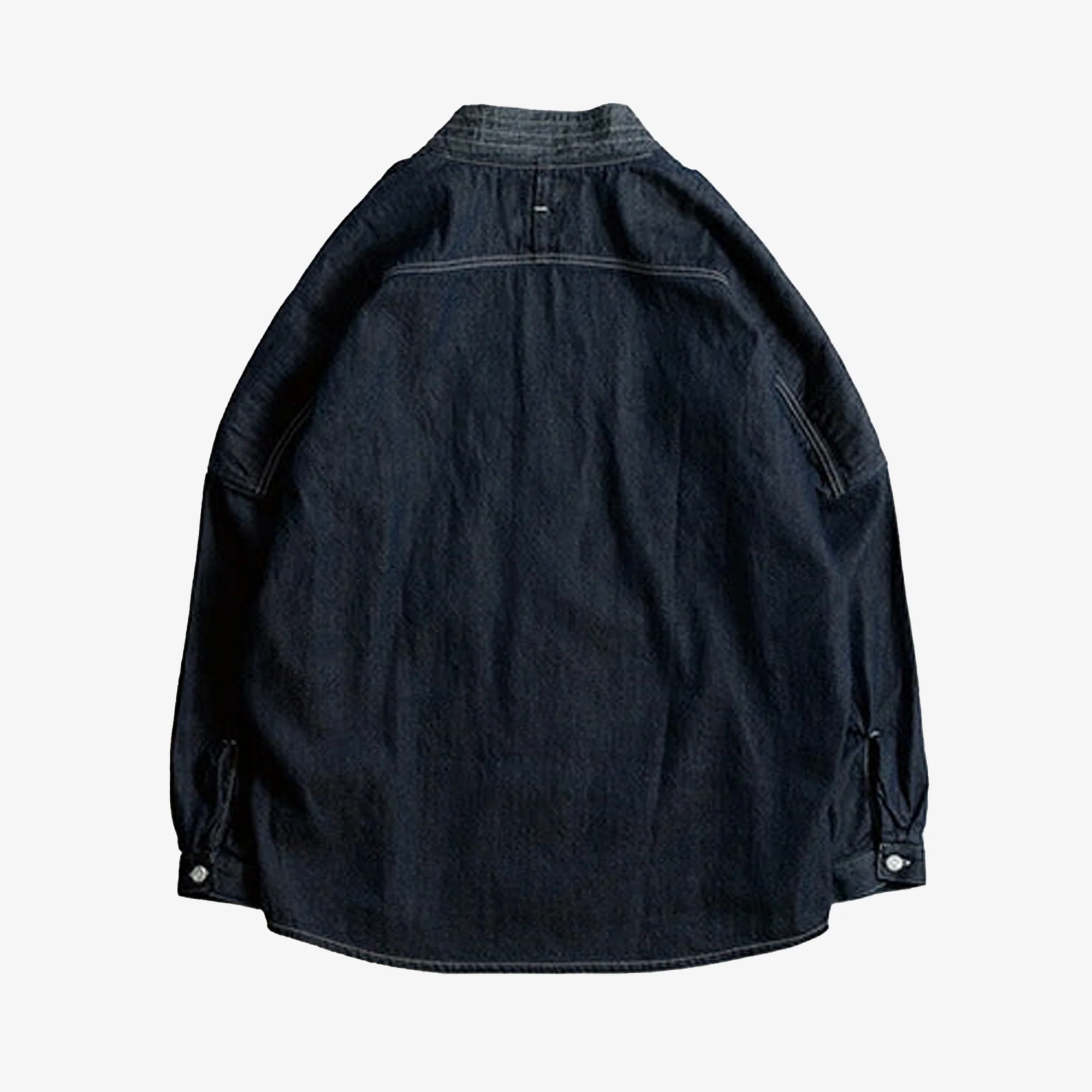 FDMTL | DENIM HAORI SHIRT RINSE { INDIGO - Image 2
