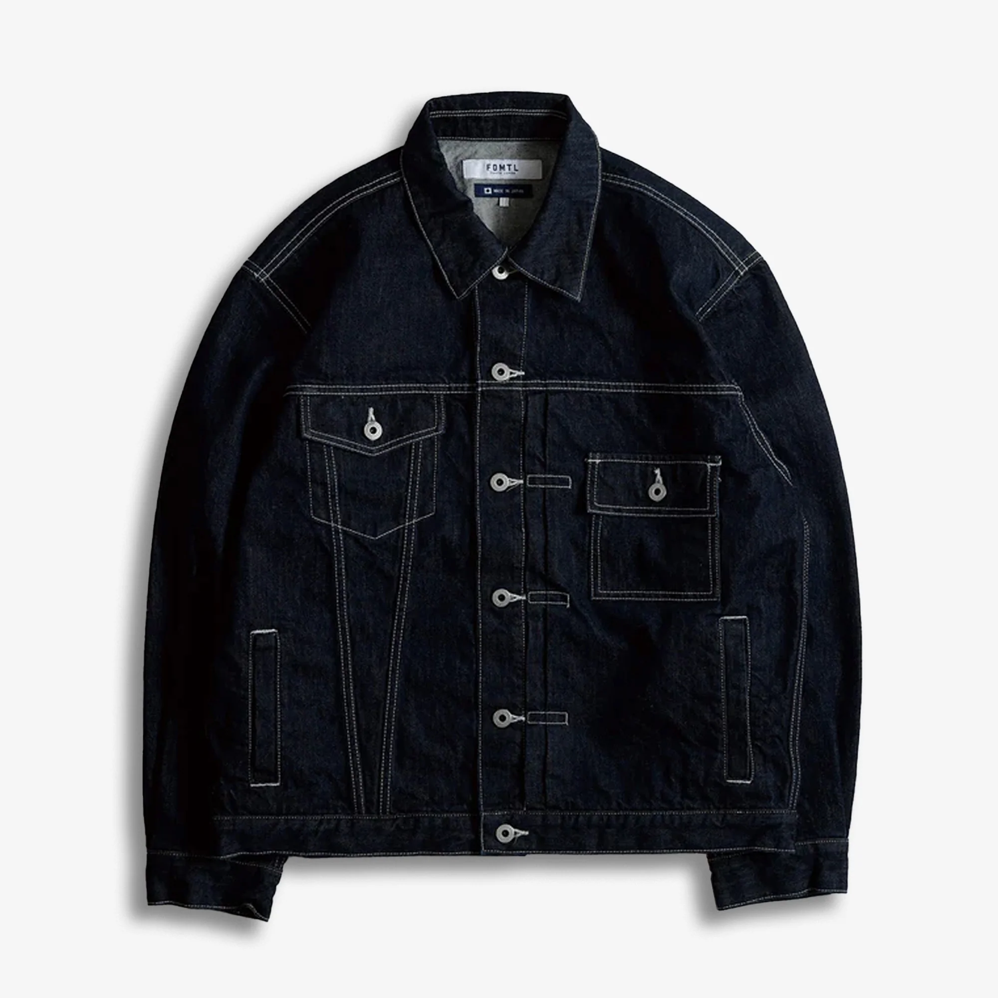 FDMTL | DENIM JACKET RINSE { INDIGO