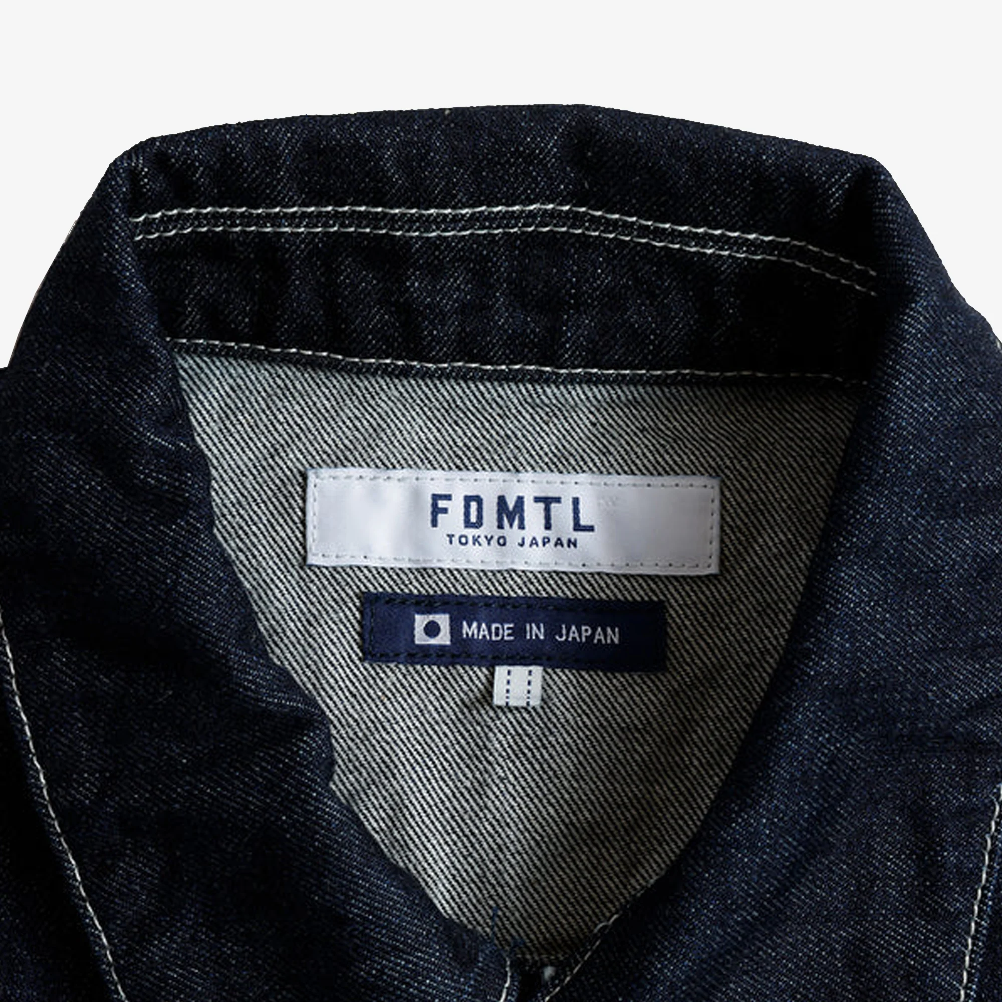 FDMTL | DENIM JACKET RINSE { INDIGO - Image 5