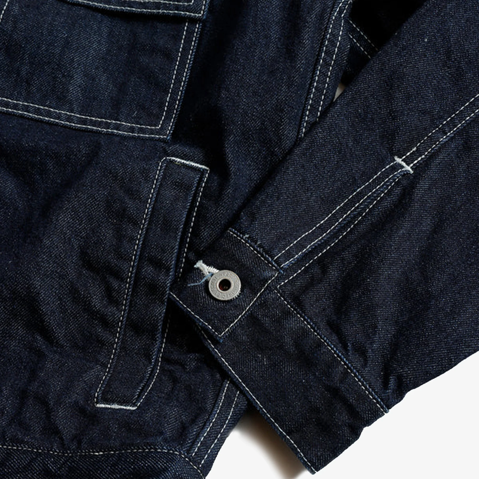 FDMTL | DENIM JACKET RINSE { INDIGO - Image 7