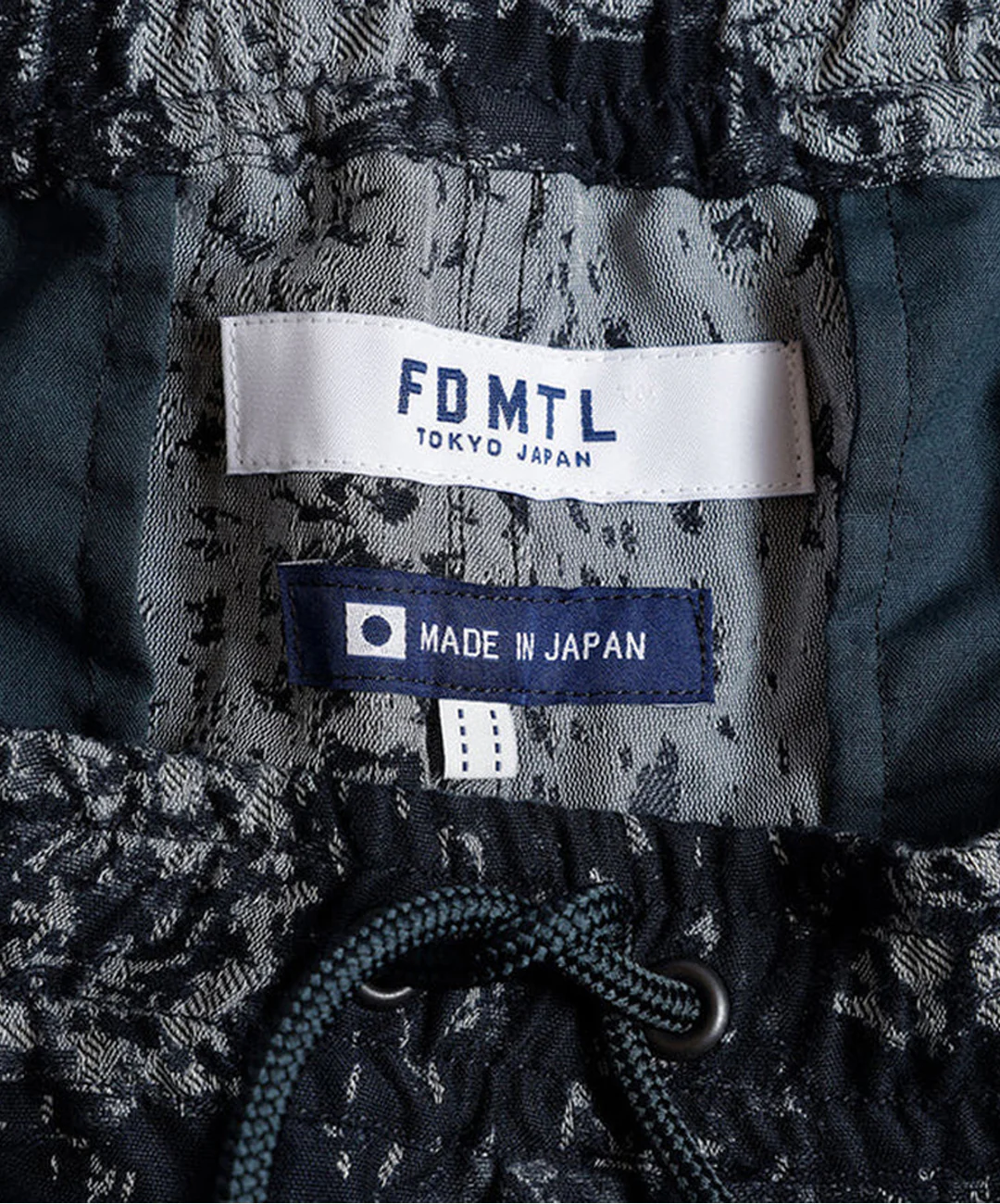 FDMTL | JACQUARD BORO PANTS { BLUE GREY - Image 3