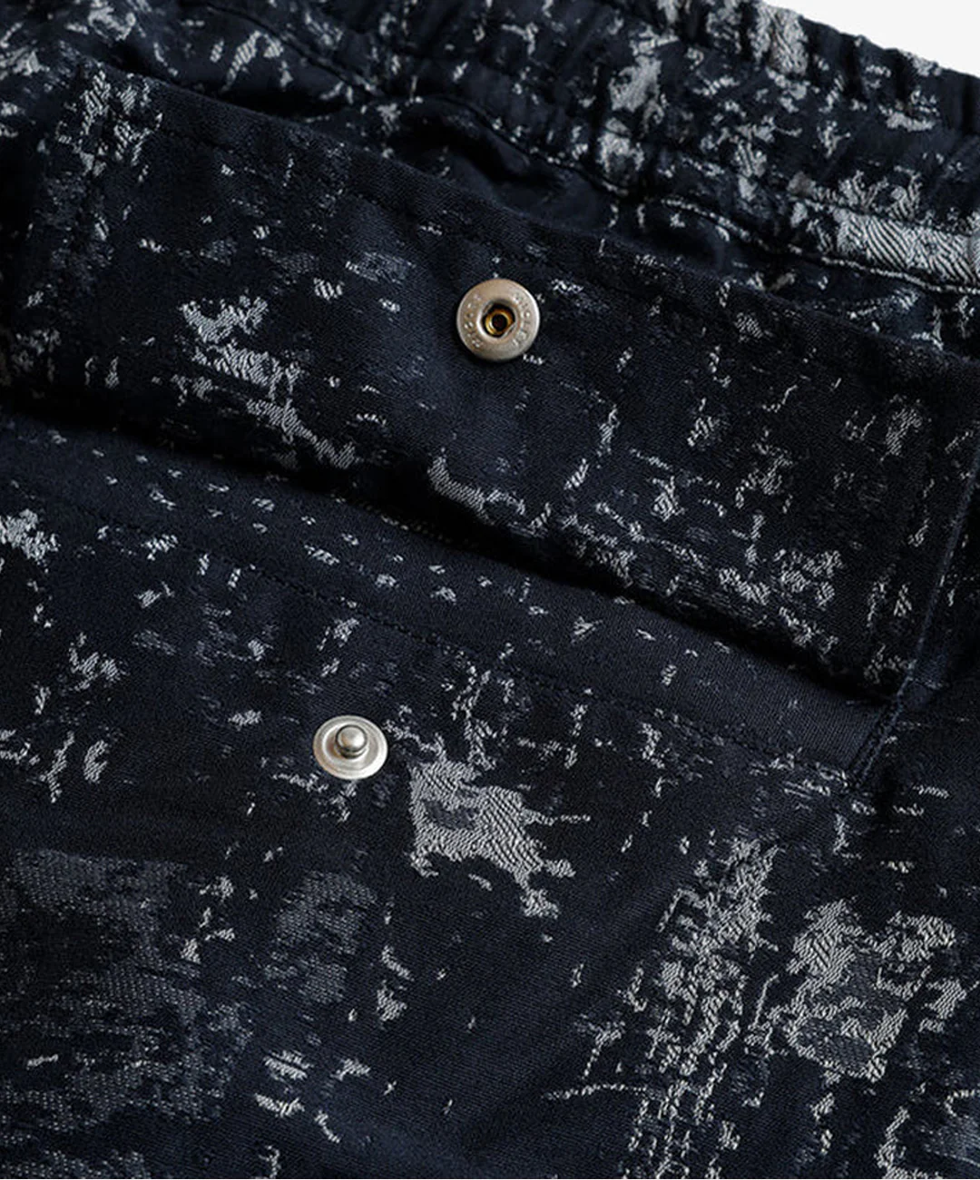 FDMTL | JACQUARD BORO PANTS { BLUE GREY - Image 6