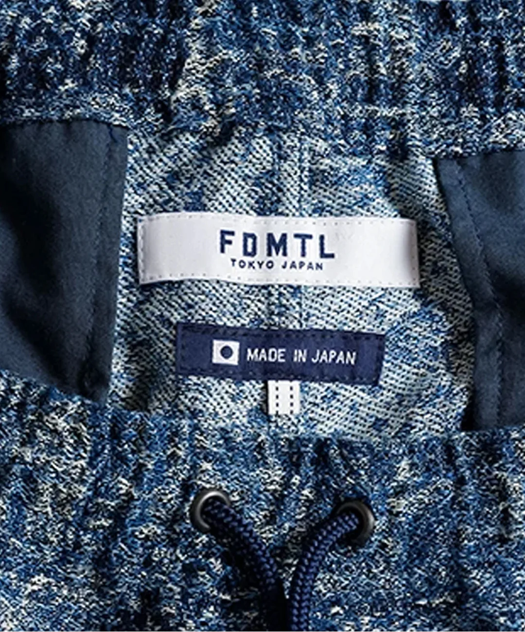 FDMTL | JACQUARD BORO PANTS RINSE - BORO { INDIGO - Image 2