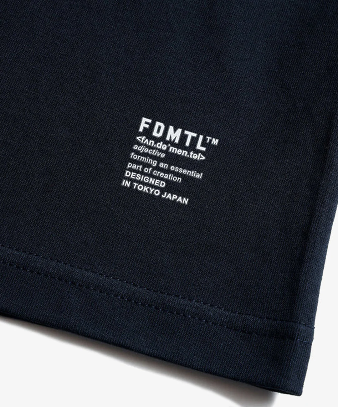 FDMTL | ORIGAMI TEE { NAVY - Image 5