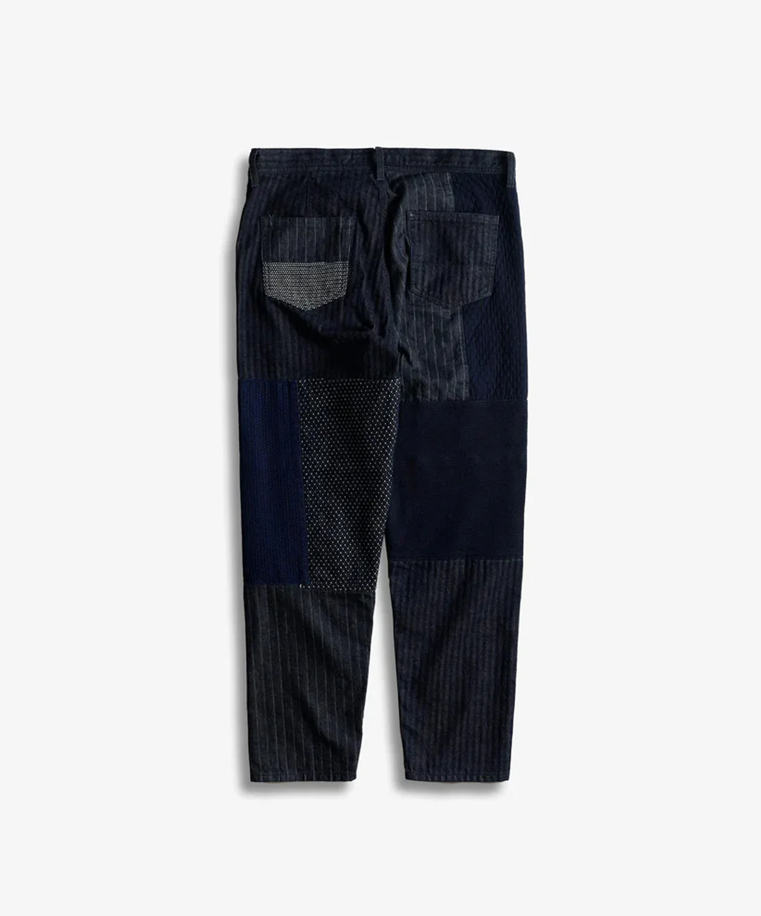 FDMTL | PATCHWORK PANTS RINSE { INDIGO - Image 2