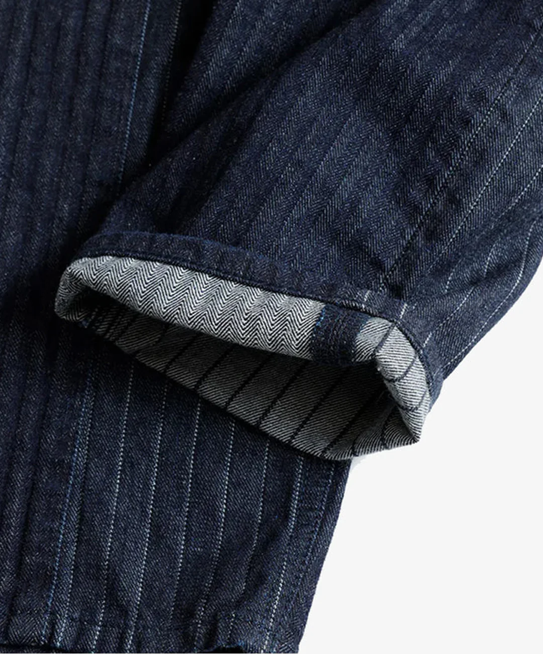 FDMTL | PATCHWORK PANTS RINSE { INDIGO - Image 6