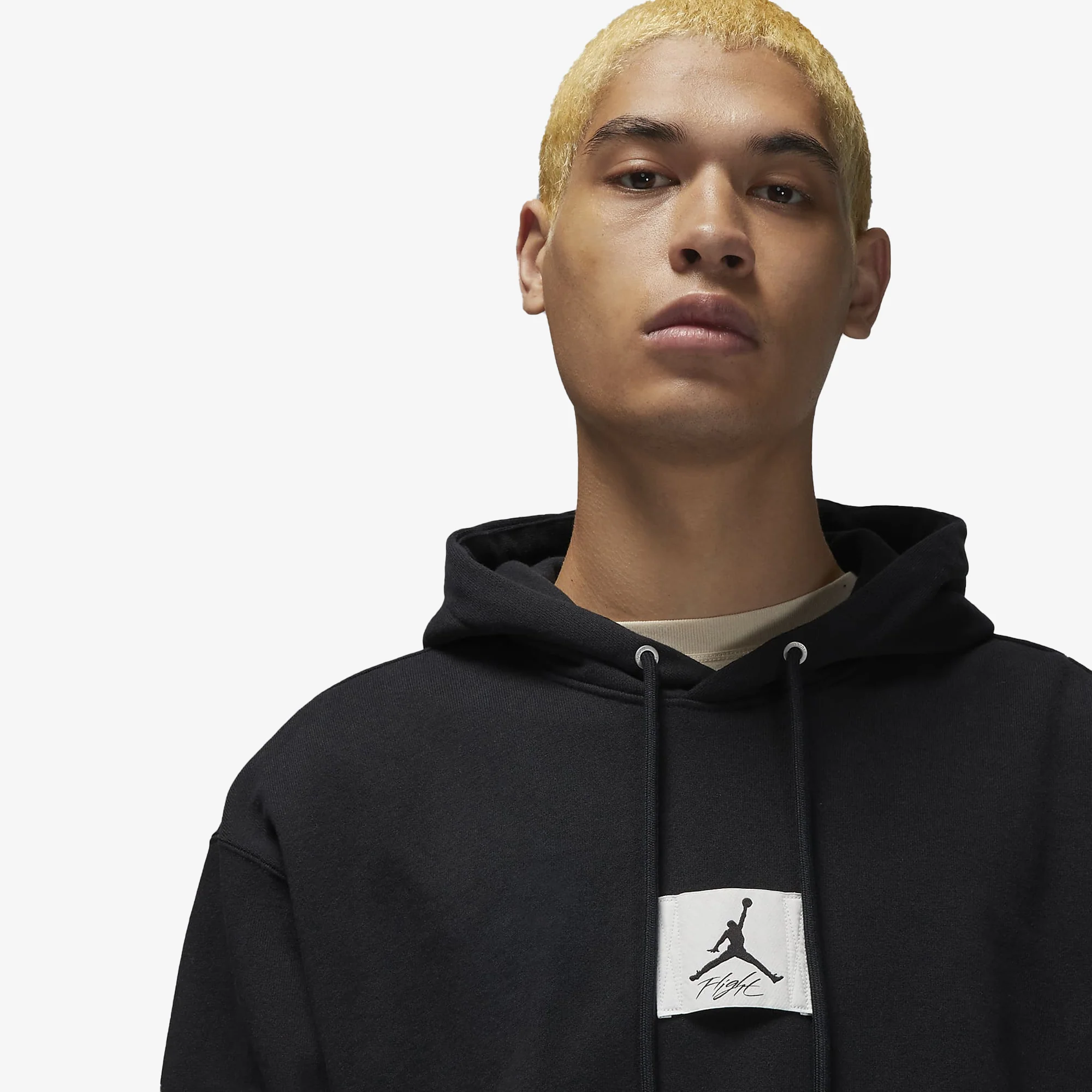 Jordan | FLIGHT FLEECE  { BLACK/SAIL - Image 3