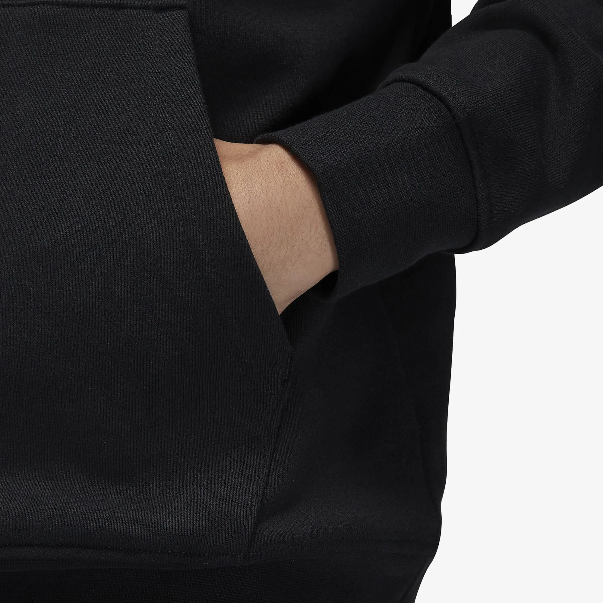 Jordan | FLIGHT FLEECE  { BLACK/SAIL - Image 4