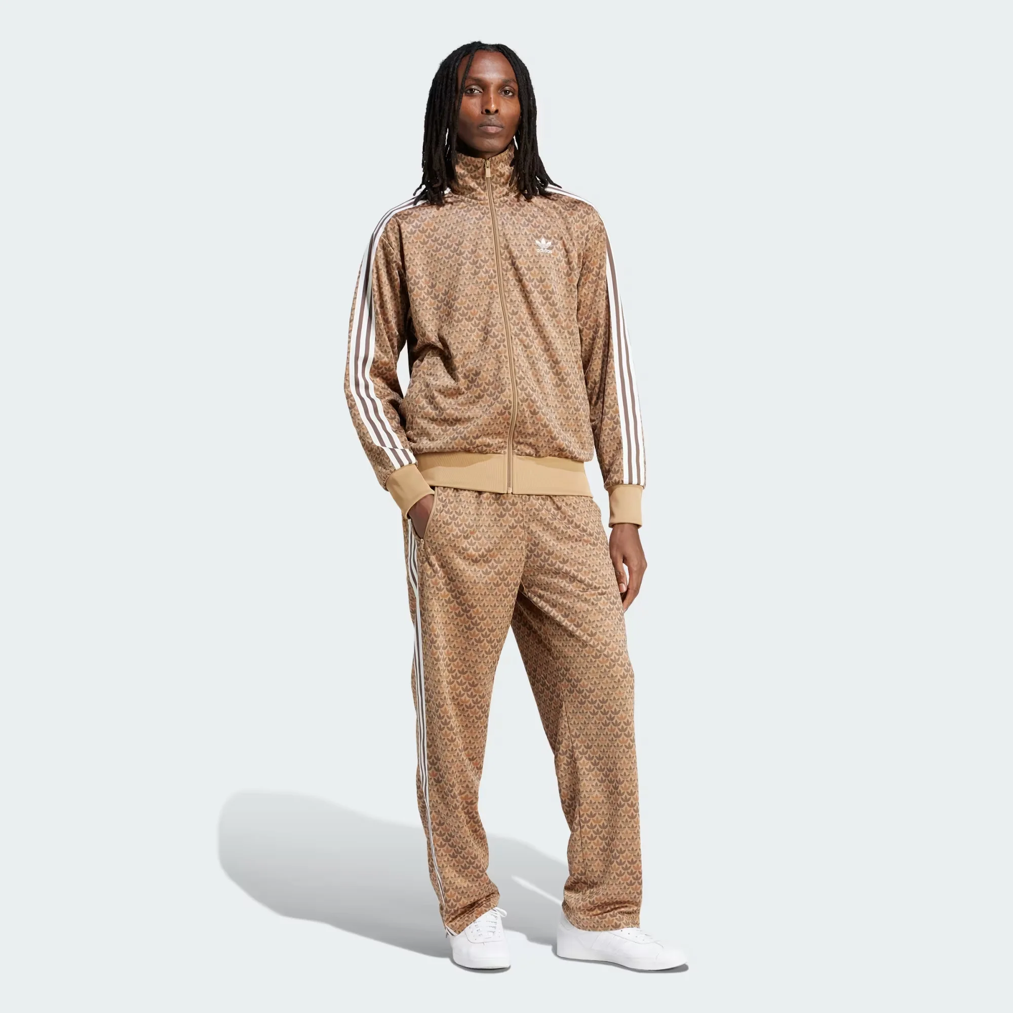 Adidas Originals | FIREBIRD CLASSIC MONO TRACK PANTS { EARTH STRATA S23 - Image 6