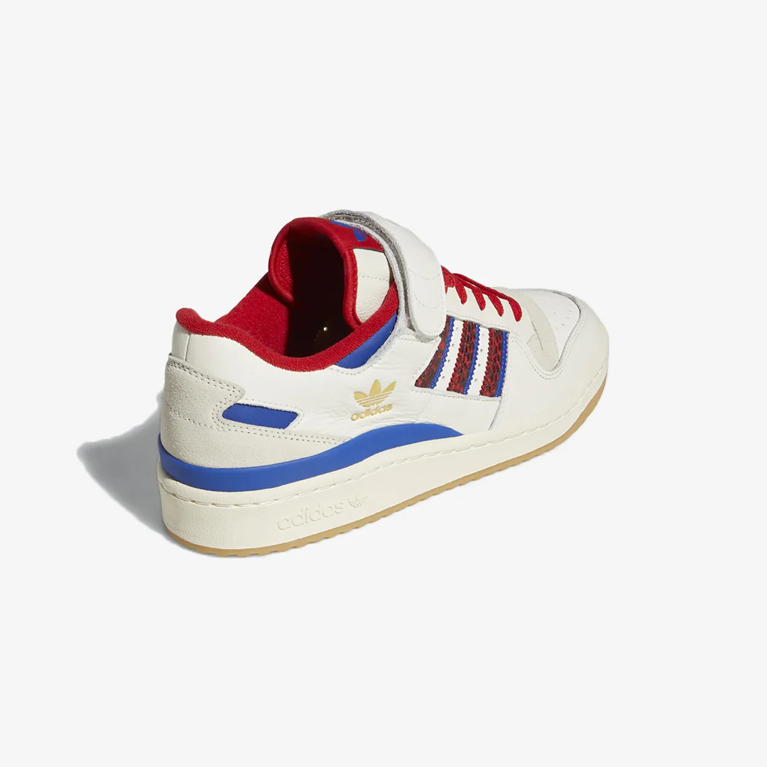 Adidas Originals | FORUM 84 LOW { OFF WHITE/SCARLET - Image 3