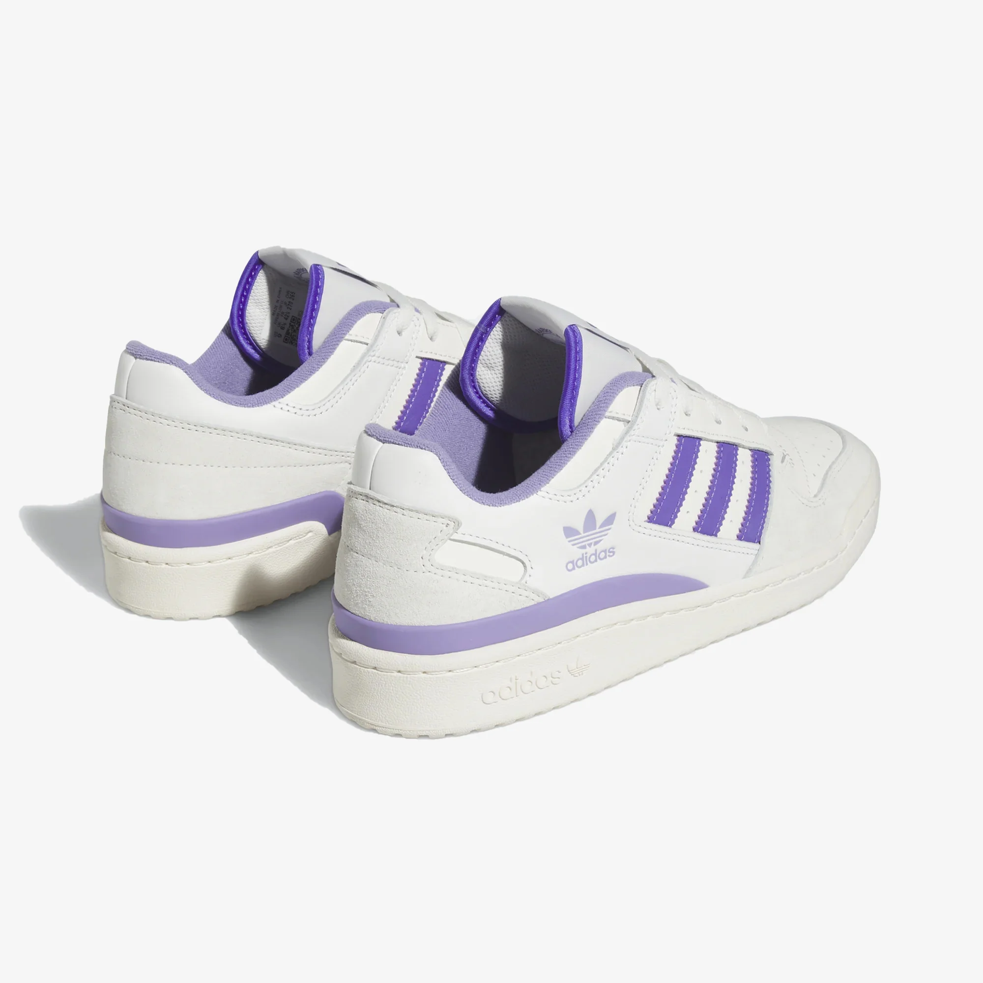 Adidas Originals | FORUM LOW CL { CORE WHITE/PURPLE RUSH - Image 3