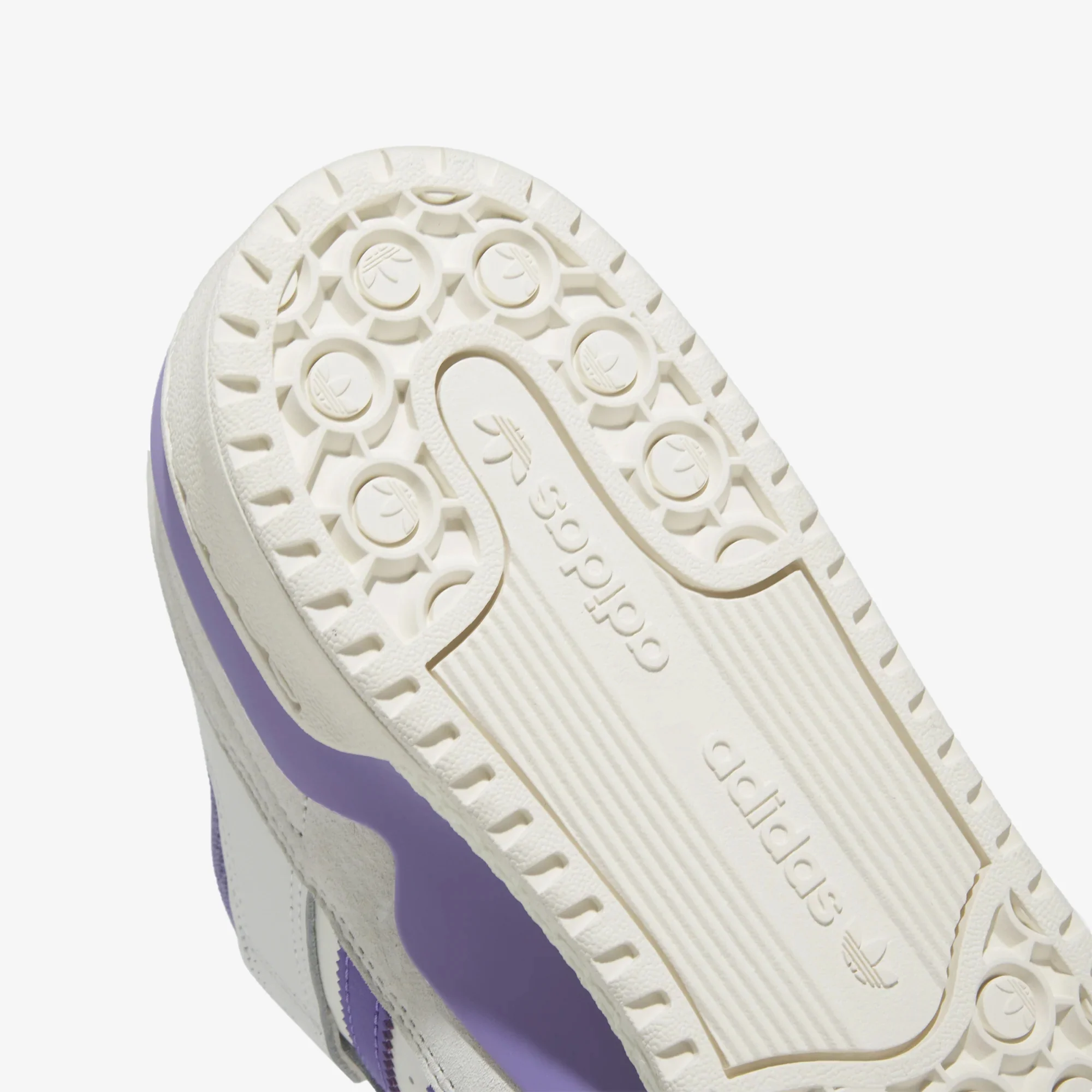 Adidas Originals | FORUM LOW CL { CORE WHITE/PURPLE RUSH - Image 5