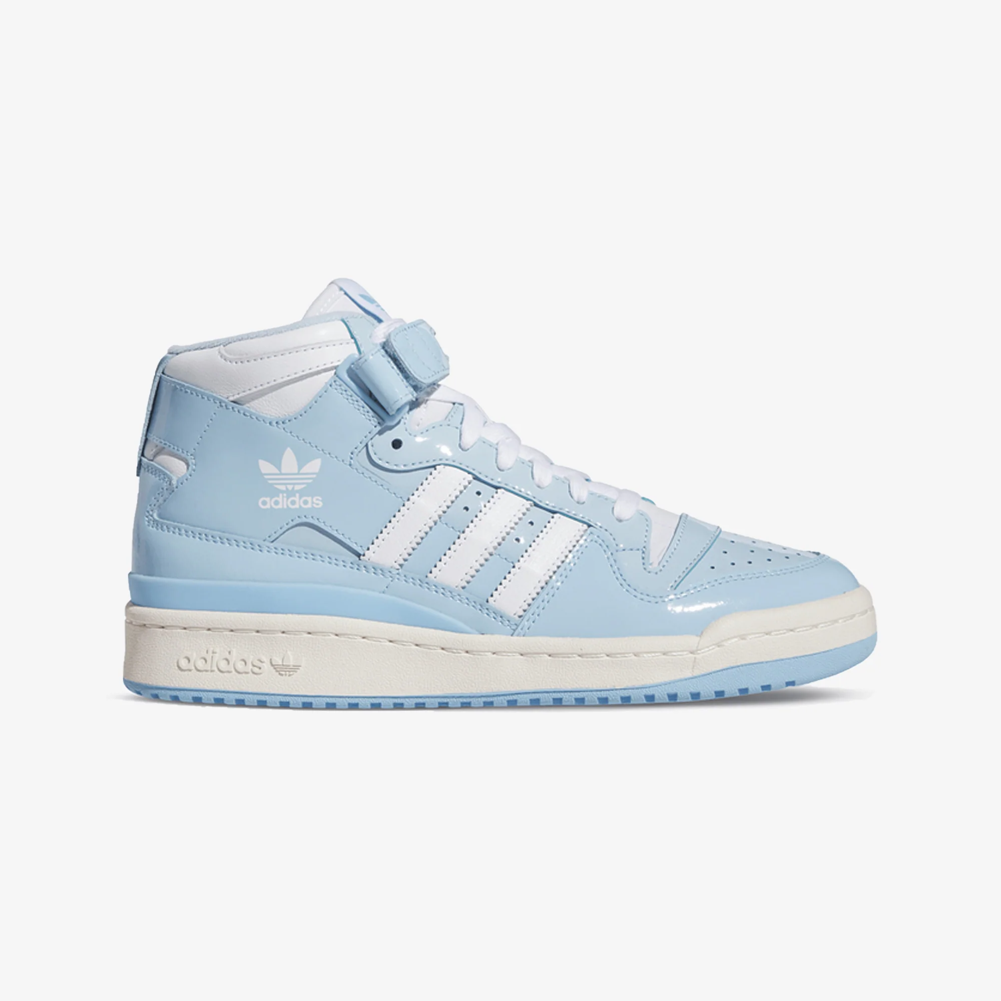 Adidas Originals | FORUM MID { CLEAR SKY/FTWR WHITE/CREAM WHITE