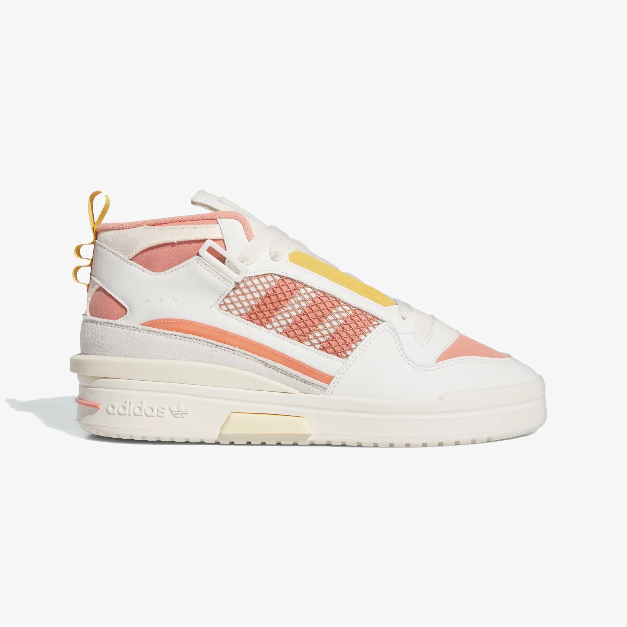 Adidas Originals | FORUM MOD MID { WHITE/CLAY/PRELOVED YELLOW