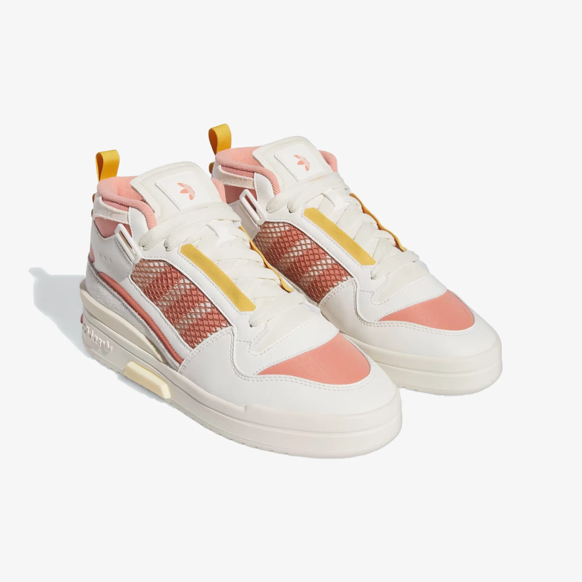 Adidas Originals | FORUM MOD MID { WHITE/CLAY/PRELOVED YELLOW - Image 2