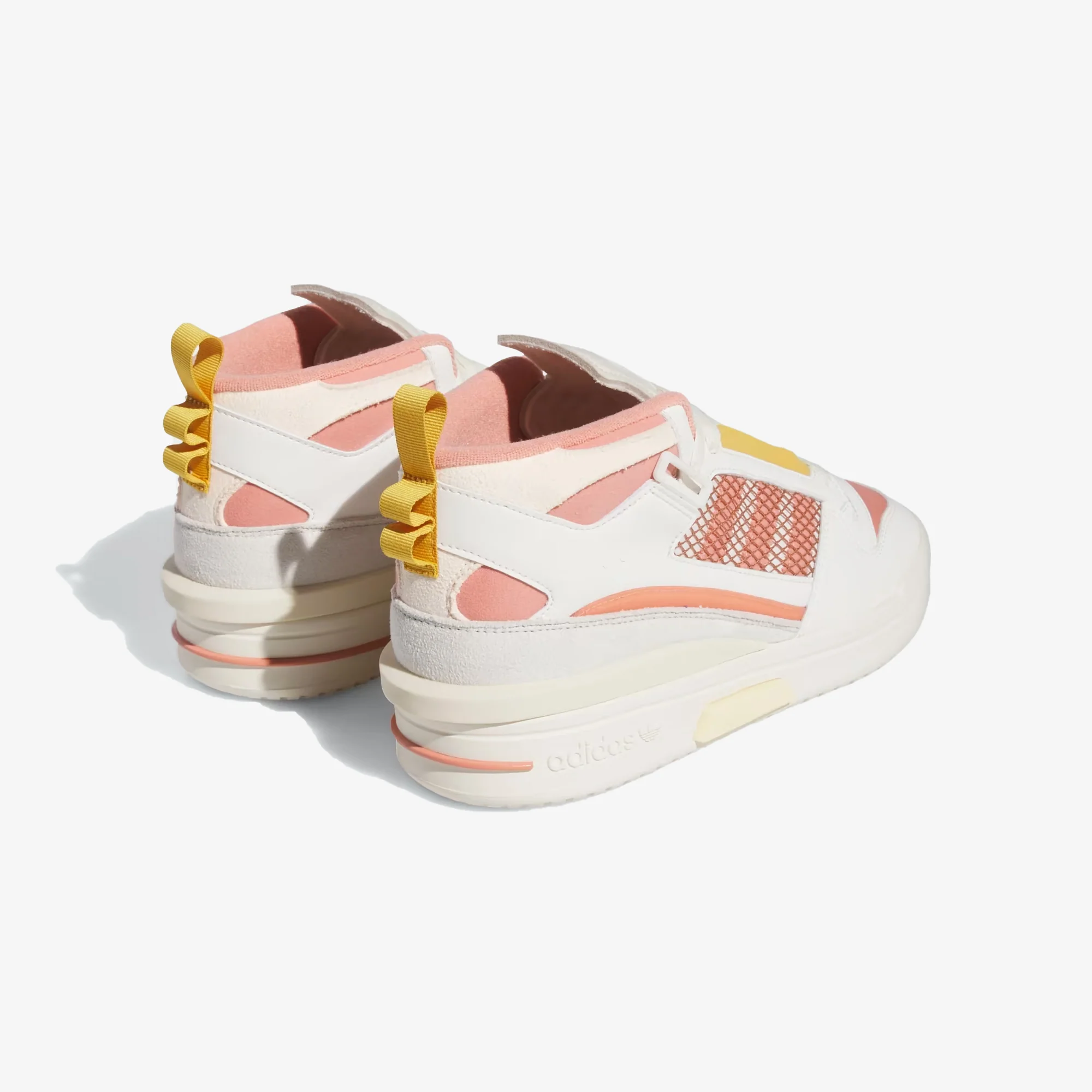 Adidas Originals | FORUM MOD MID { WHITE/CLAY/PRELOVED YELLOW - Image 3