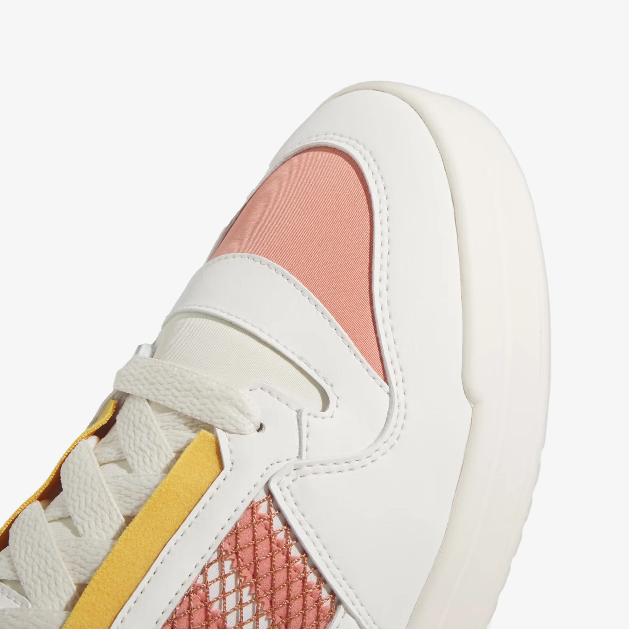 Adidas Originals | FORUM MOD MID { WHITE/CLAY/PRELOVED YELLOW - Image 4