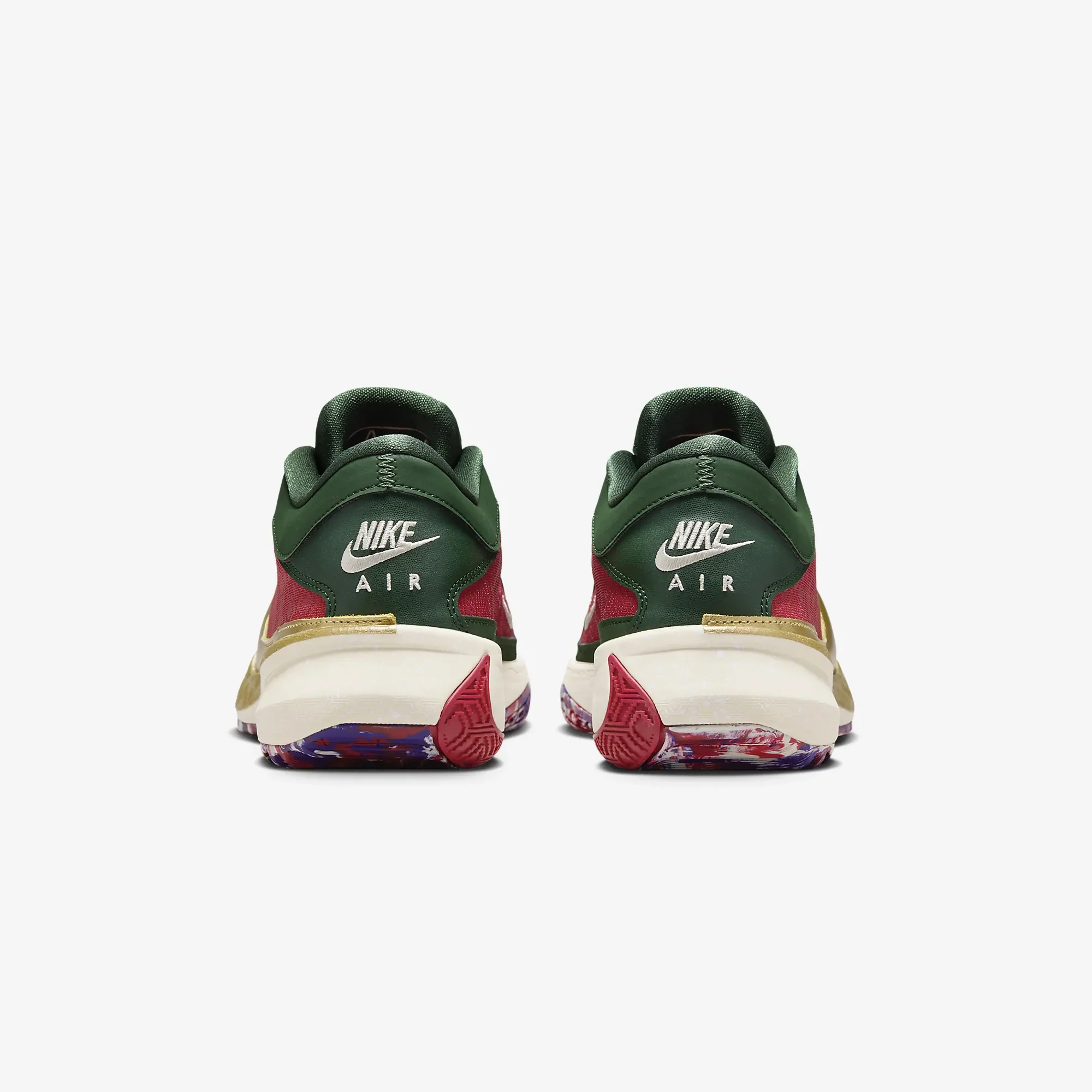 Nike | FREAK 5 EP { GYM RED/METALLIC GOLD-FIR-COURT PURPLE - Image 3