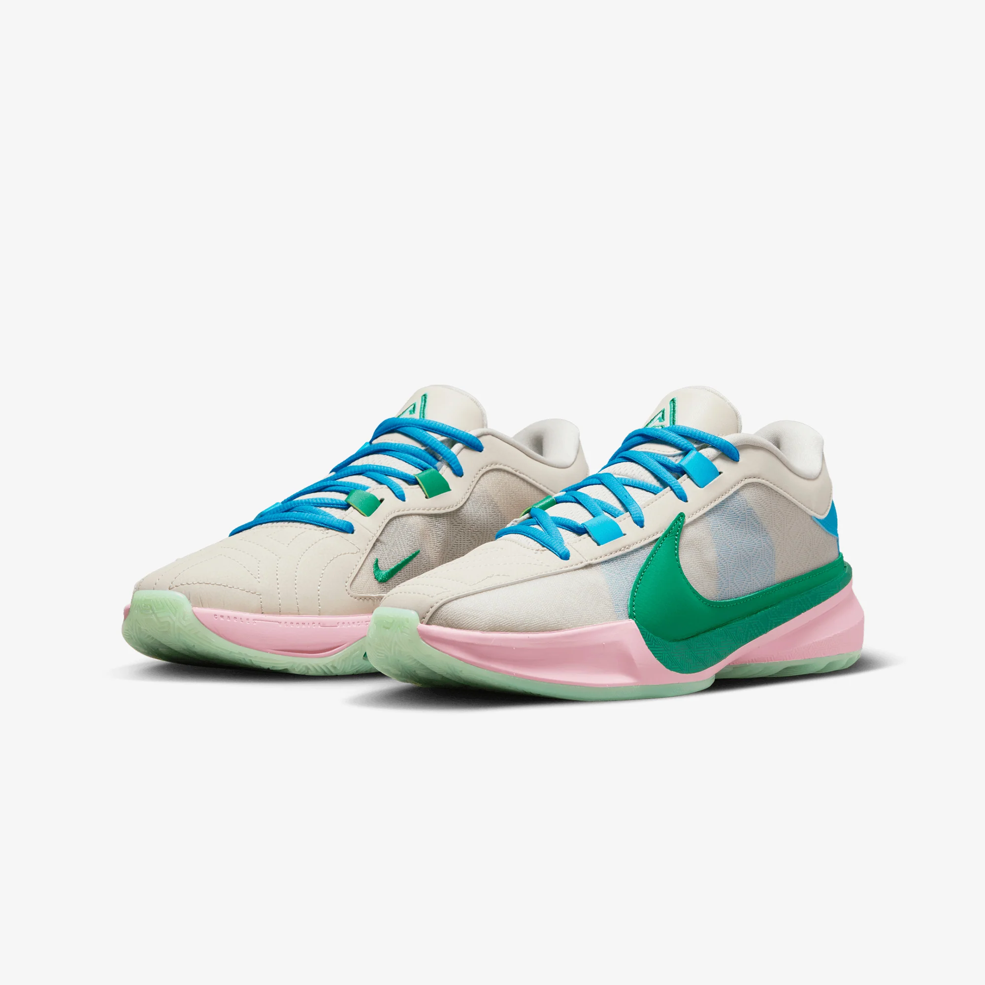 Nike | FREAK 5 EP { LT OREWOOD BRN/EMERALD RISE - Image 2