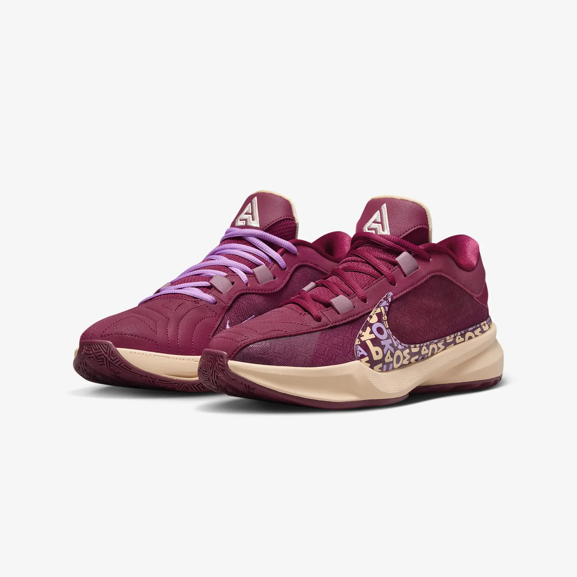 Nike | FREAK 5 EP { NOBLE RED/ICE PEACH-DESERT BERRY - Image 2