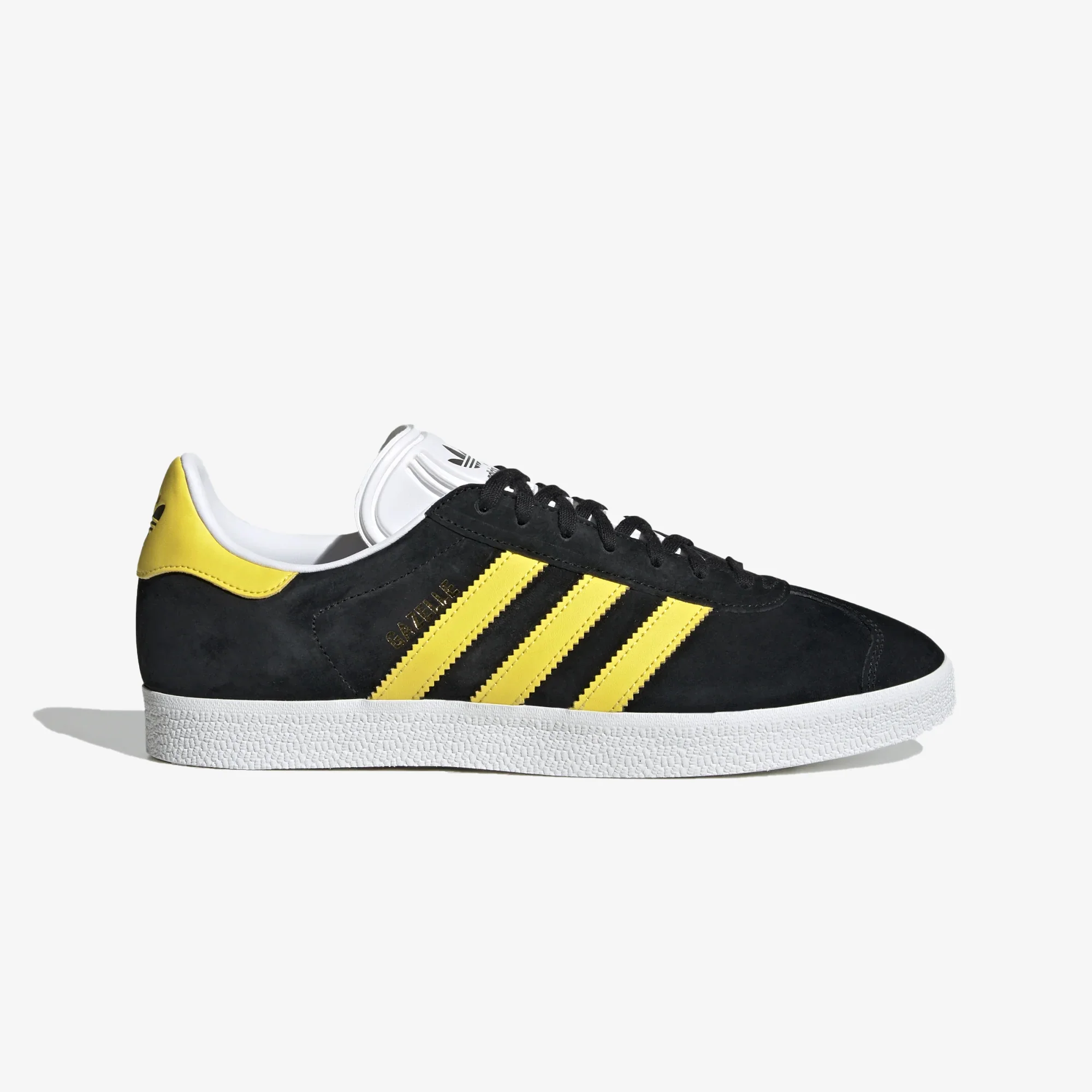 Adidas Originals | GAZELLE { BLACK/YELLOW