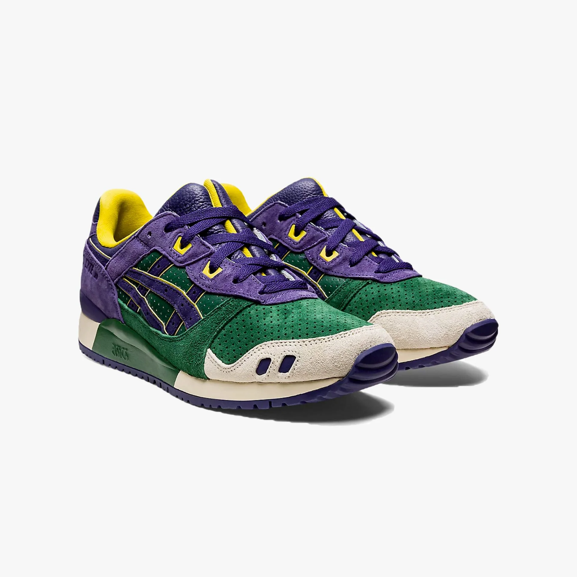 Asics | GEL-LYTE III OG { HUNTER GREEN / PURPLE MATTE - Image 2