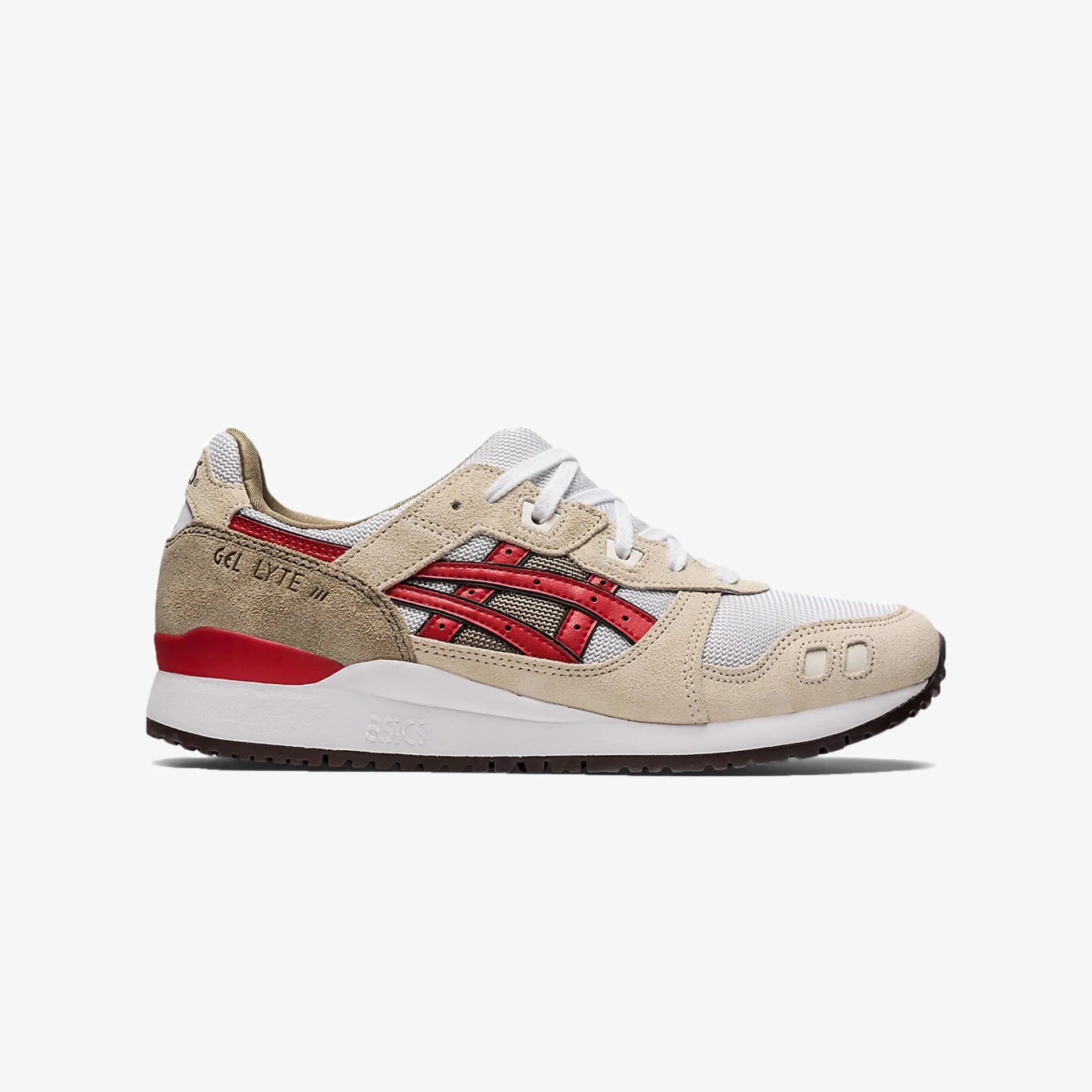Asics | GEL-LYTE III OG { SMOKE GREY/RED ALERT