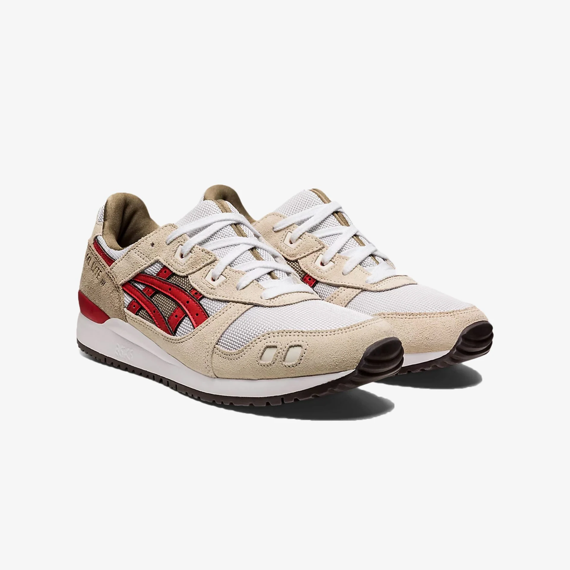 Asics | GEL-LYTE III OG { SMOKE GREY/RED ALERT - Image 2