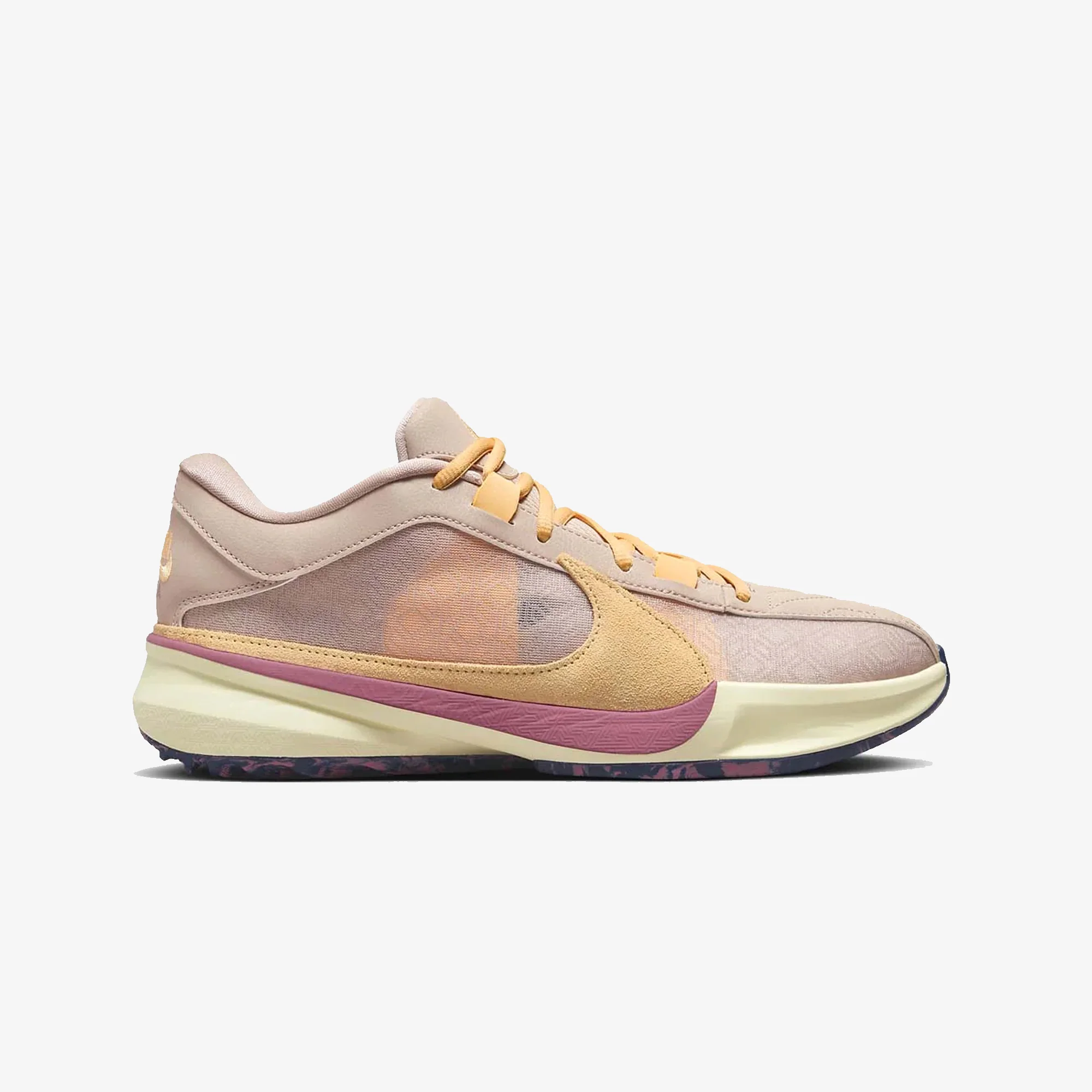 Nike | GIANNIS ANTETOKOUNMPO FREAK 5 EP { FOSSIL STONE/CELESTIAL GOLD-ALABASTER