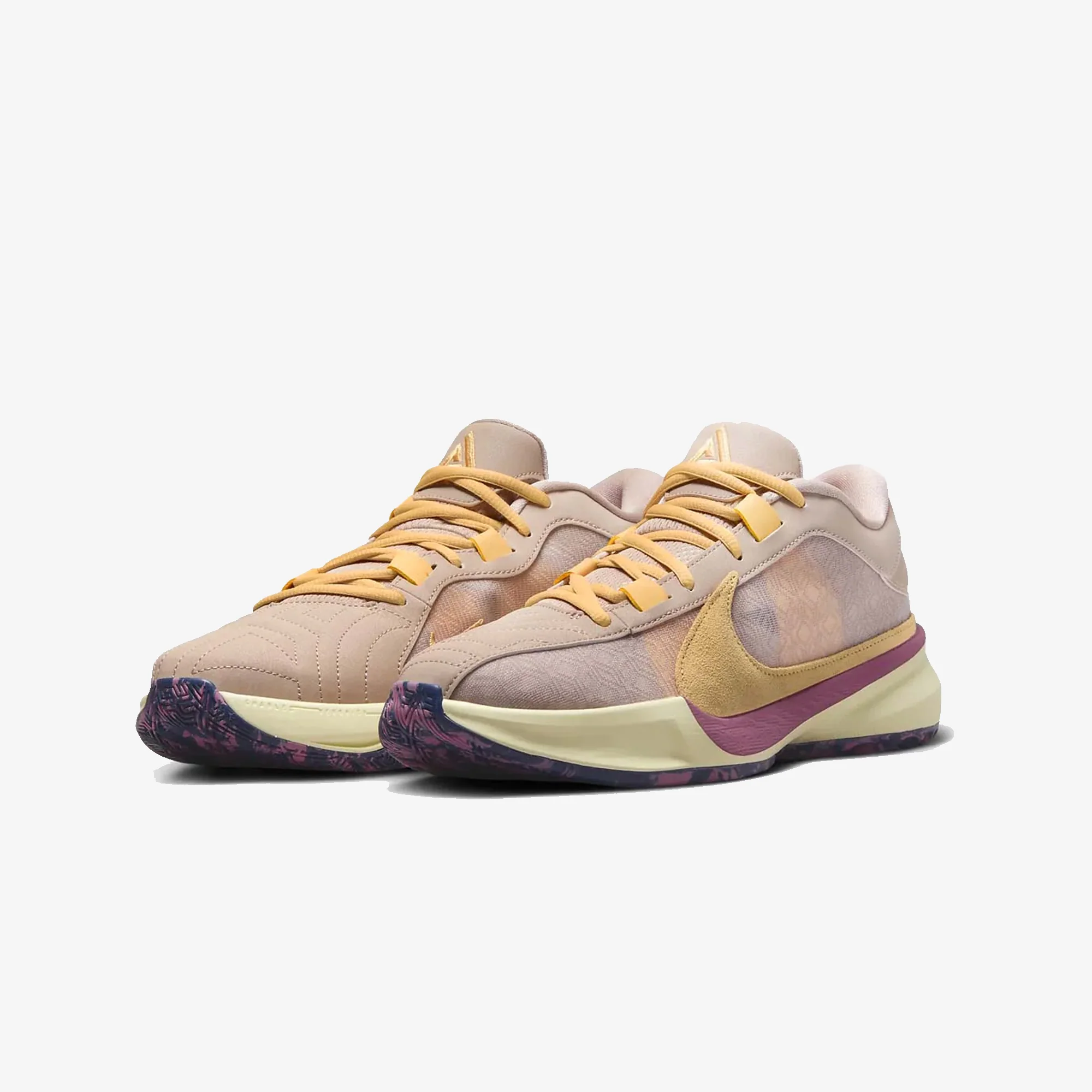 Nike | GIANNIS ANTETOKOUNMPO FREAK 5 EP { FOSSIL STONE/CELESTIAL GOLD-ALABASTER - Image 2