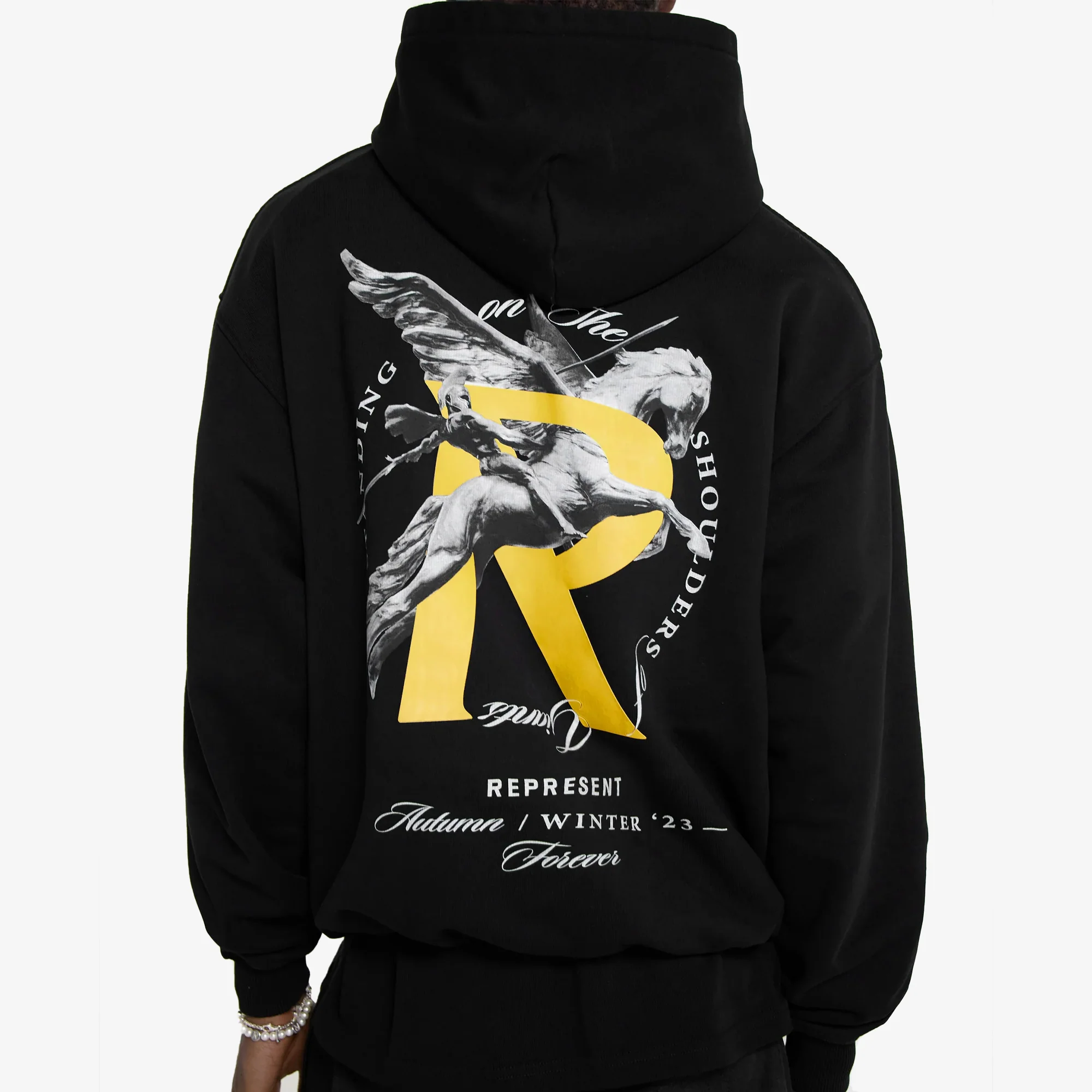 Represent | GIANTS HOODIE { BLACK - Image 7