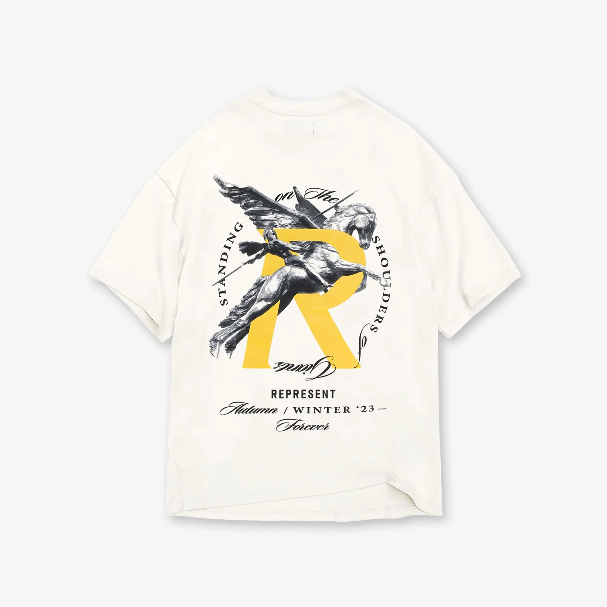 Represent | GIANTS T-SHIRT  { FLAT WHITE - Image 2