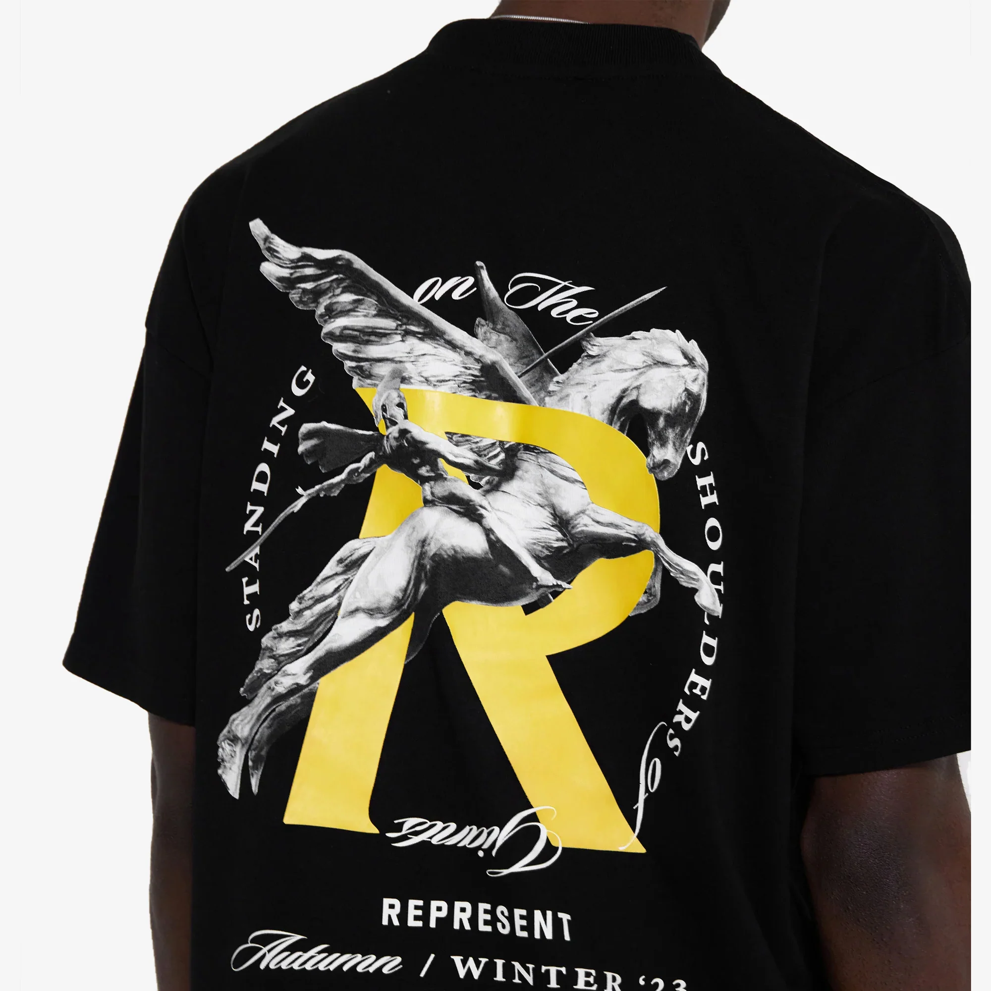 Represent | GIANTS T-SHIRT { JET BLACK - Image 5