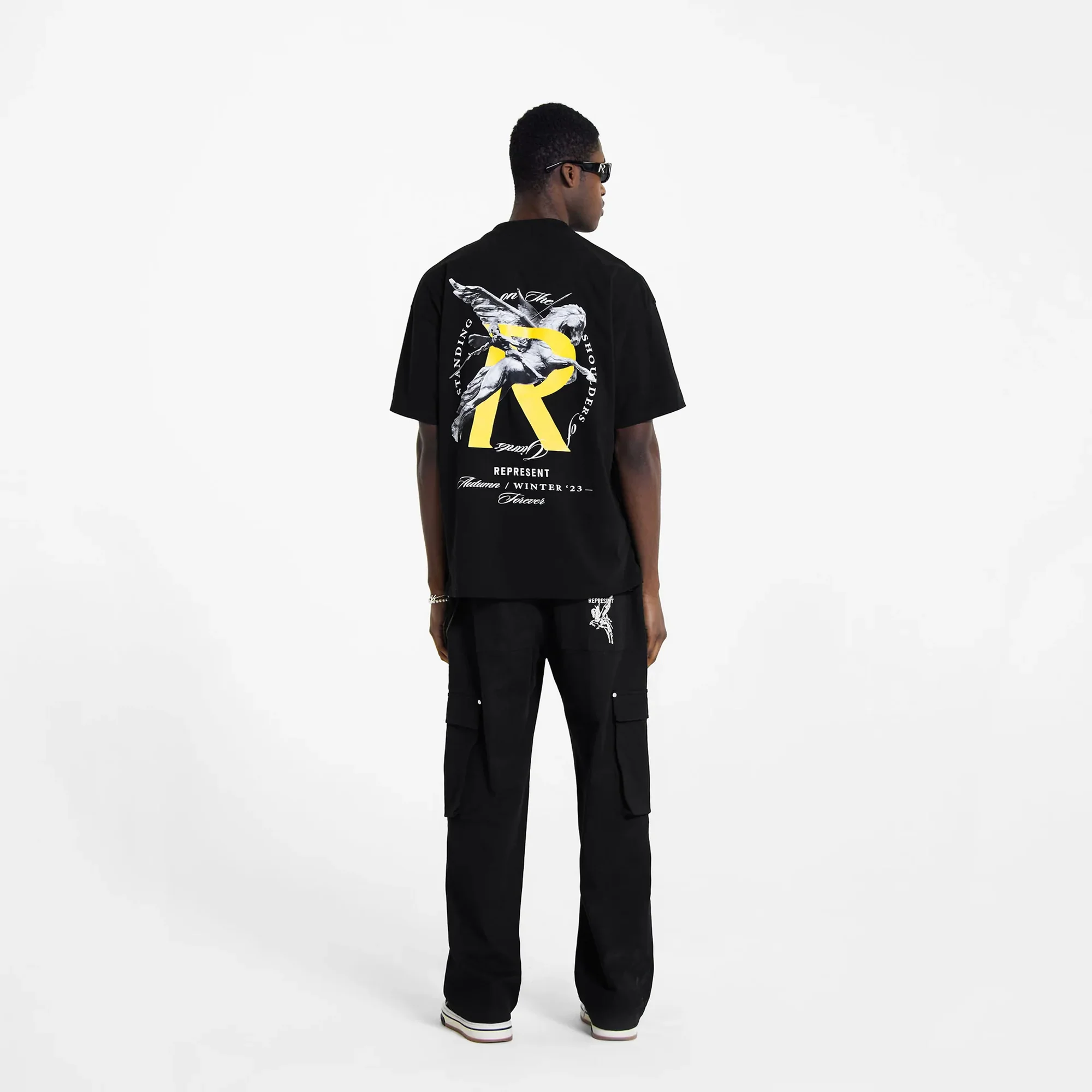 Represent | GIANTS T-SHIRT { JET BLACK - Image 7