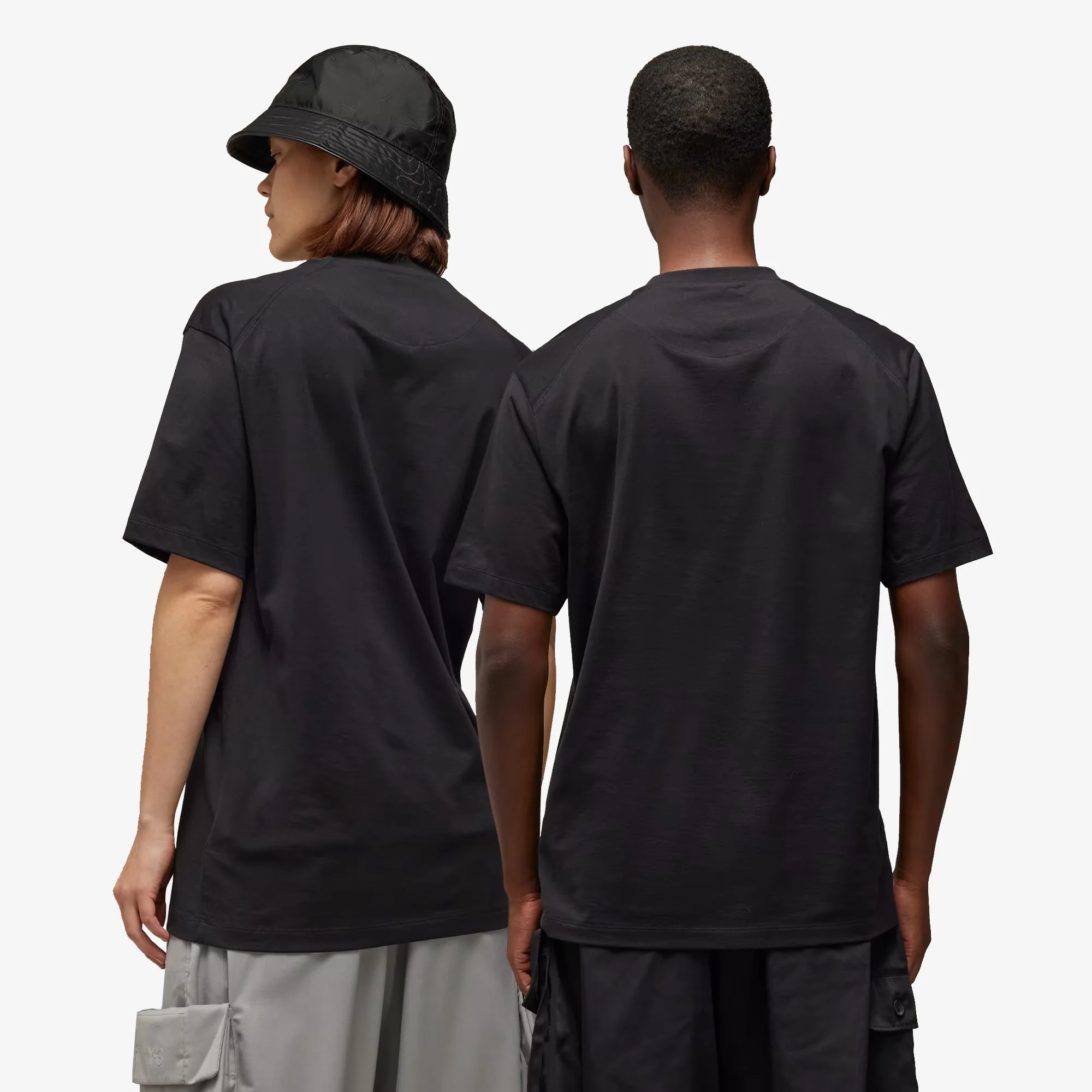 Y-3 | GRAPHIC SHORT SLEEVE TEE { BLACK - Image 2