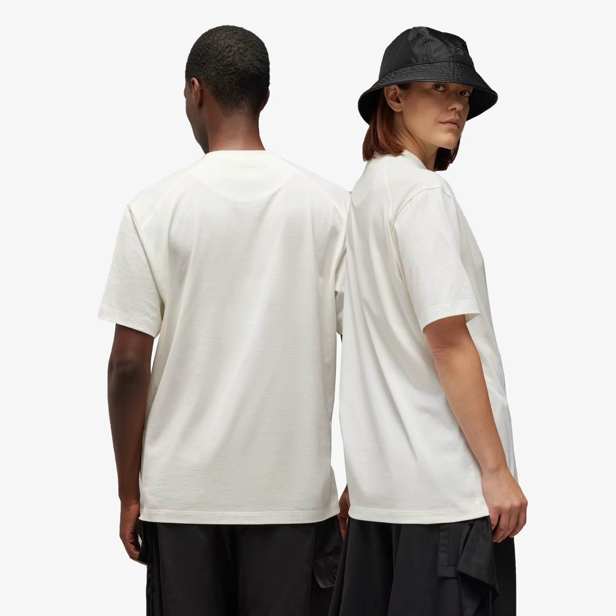 Y-3 | GRAPHIC SHORT SLEEVE TEE { OWHITE - Image 2