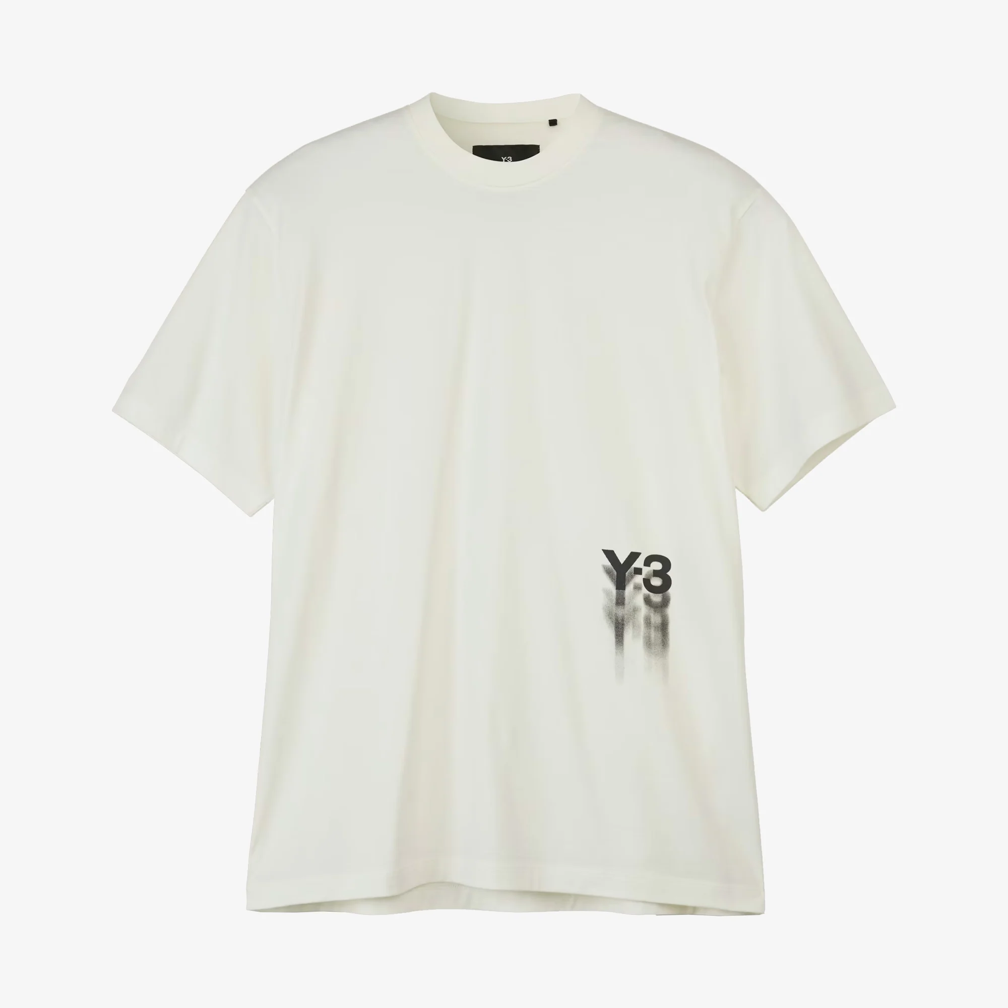 Y-3 | GRAPHIC SHORT SLEEVE TEE { OWHITE - Image 3