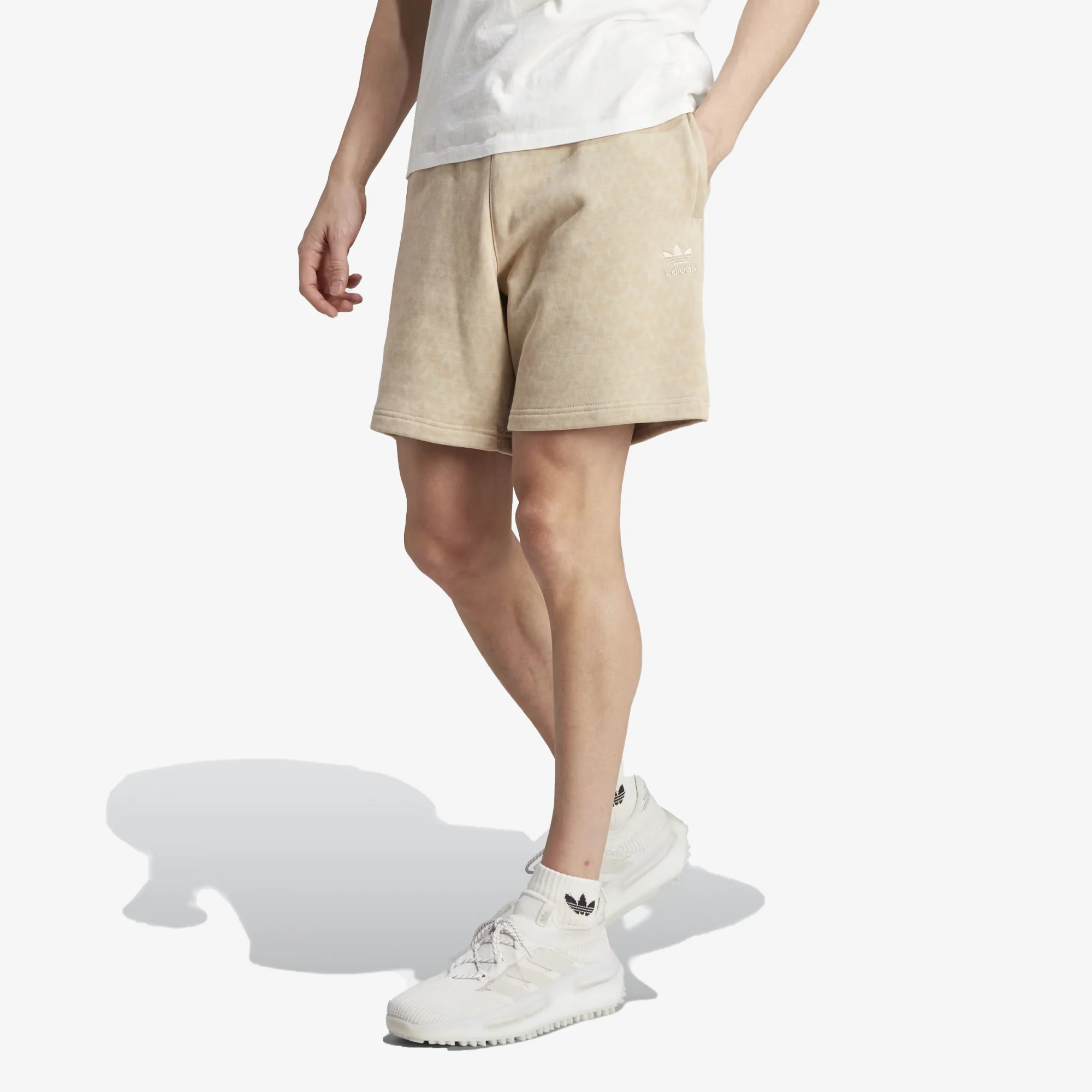 Adidas Originals | GRAPHICS MONOGRAM SHORTS { WONDER BEIGE
