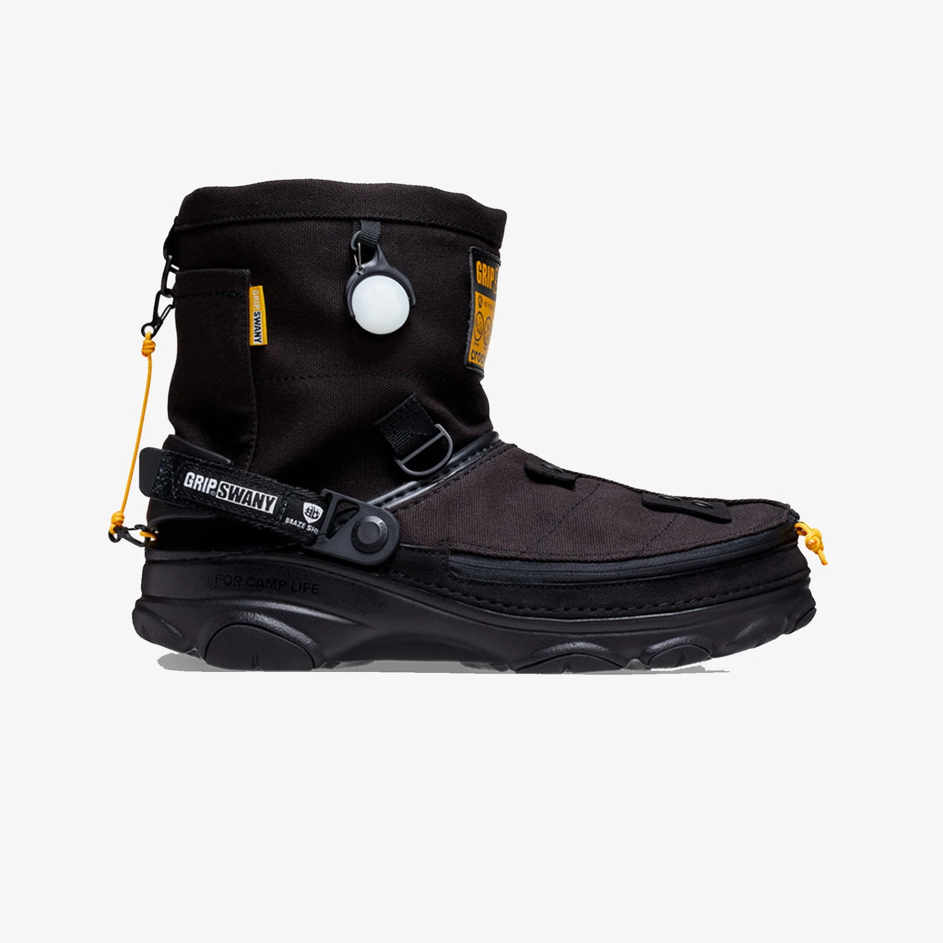 Crocs | GRIP SWANY X ATMOS X CROCS CLASSIC ALL TERRAIN CLOG { BLACK