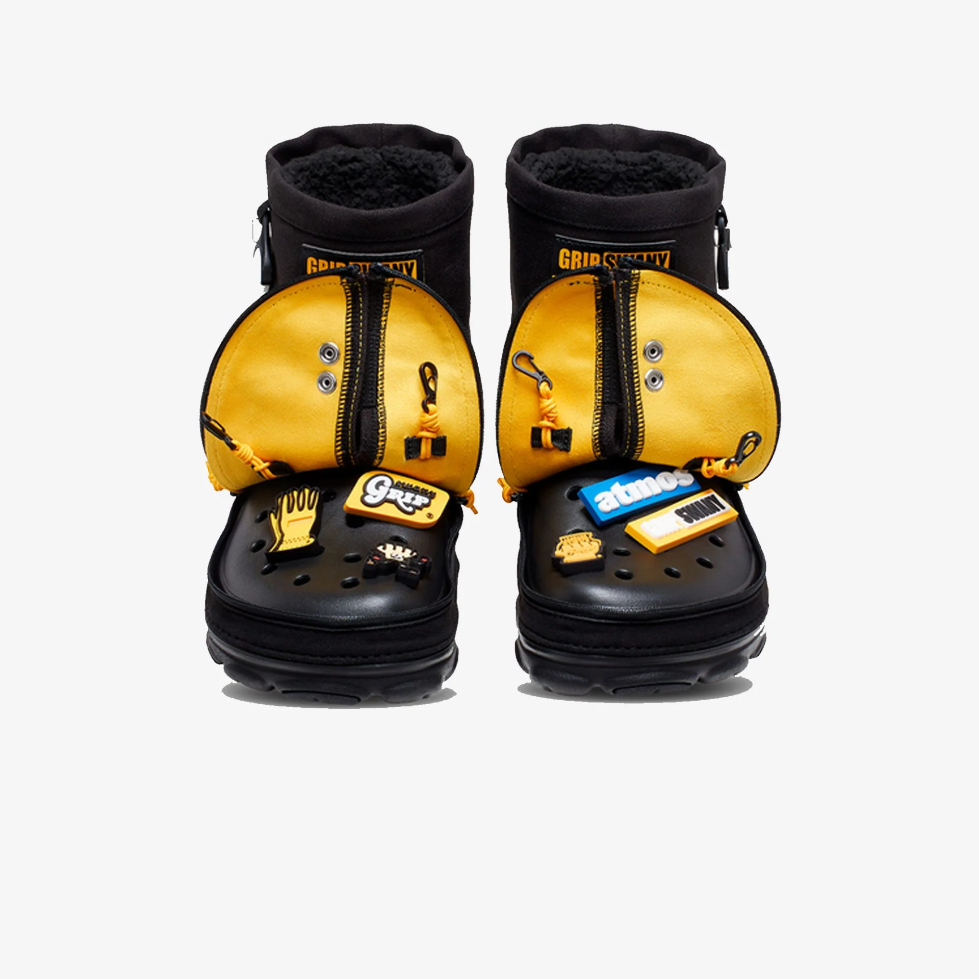 Crocs | GRIP SWANY X ATMOS X CROCS CLASSIC ALL TERRAIN CLOG { BLACK - Image 4