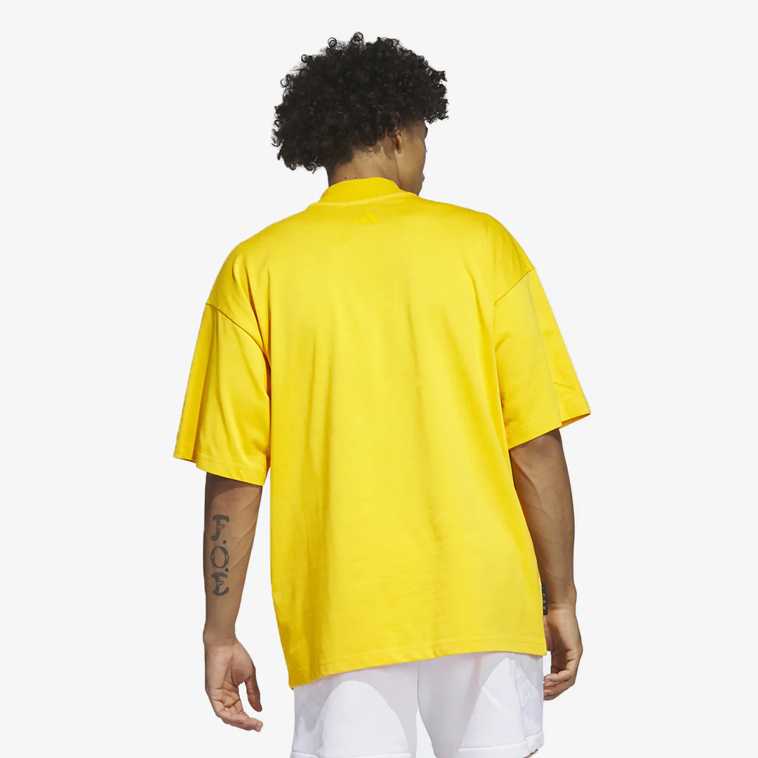 Adidas Originals | HARDEN TRAVEL TEE  { CREW YELLOW - Image 2