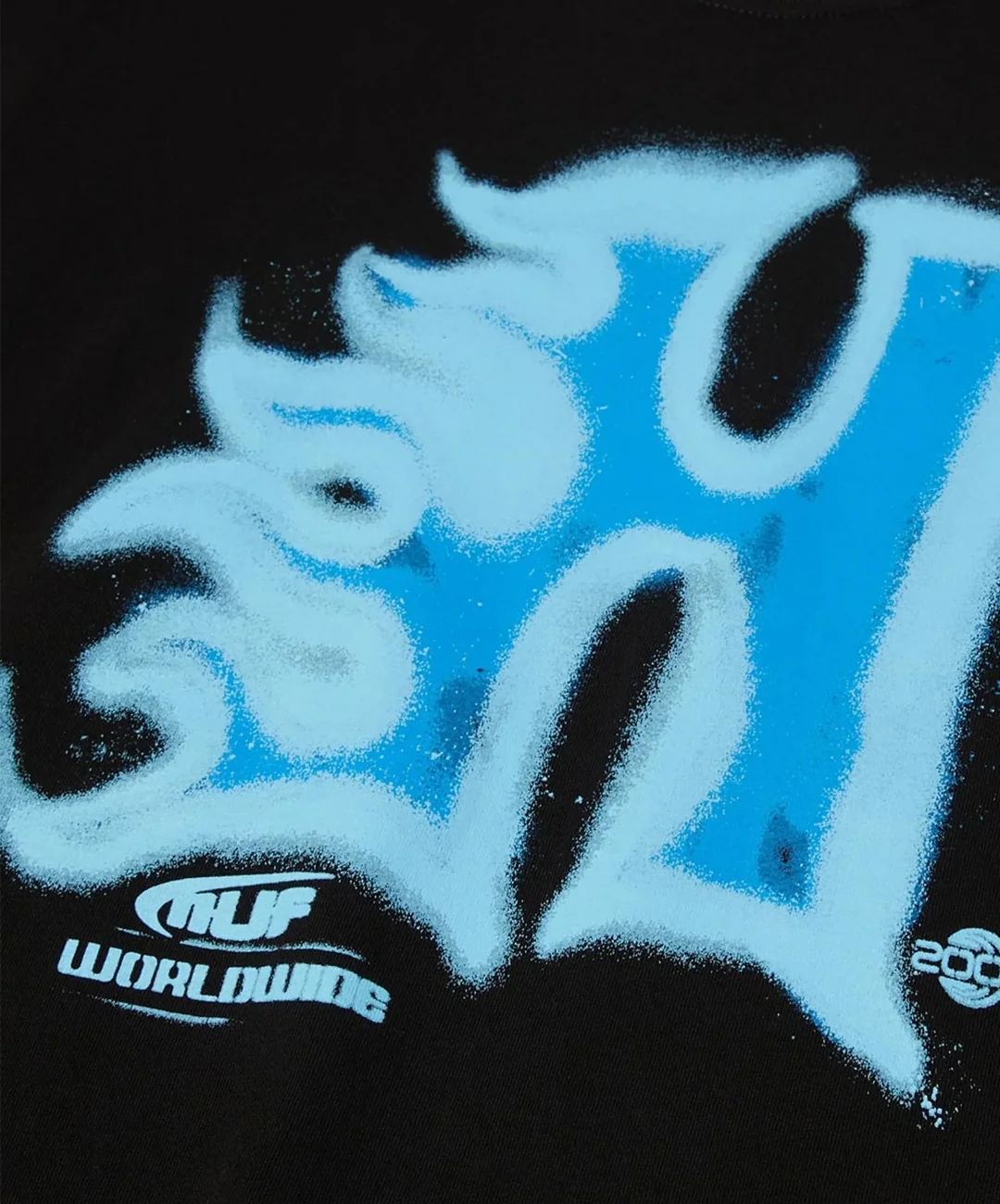 HUF | HEAT WAVE T-SHIRT { BLACK - Image 2