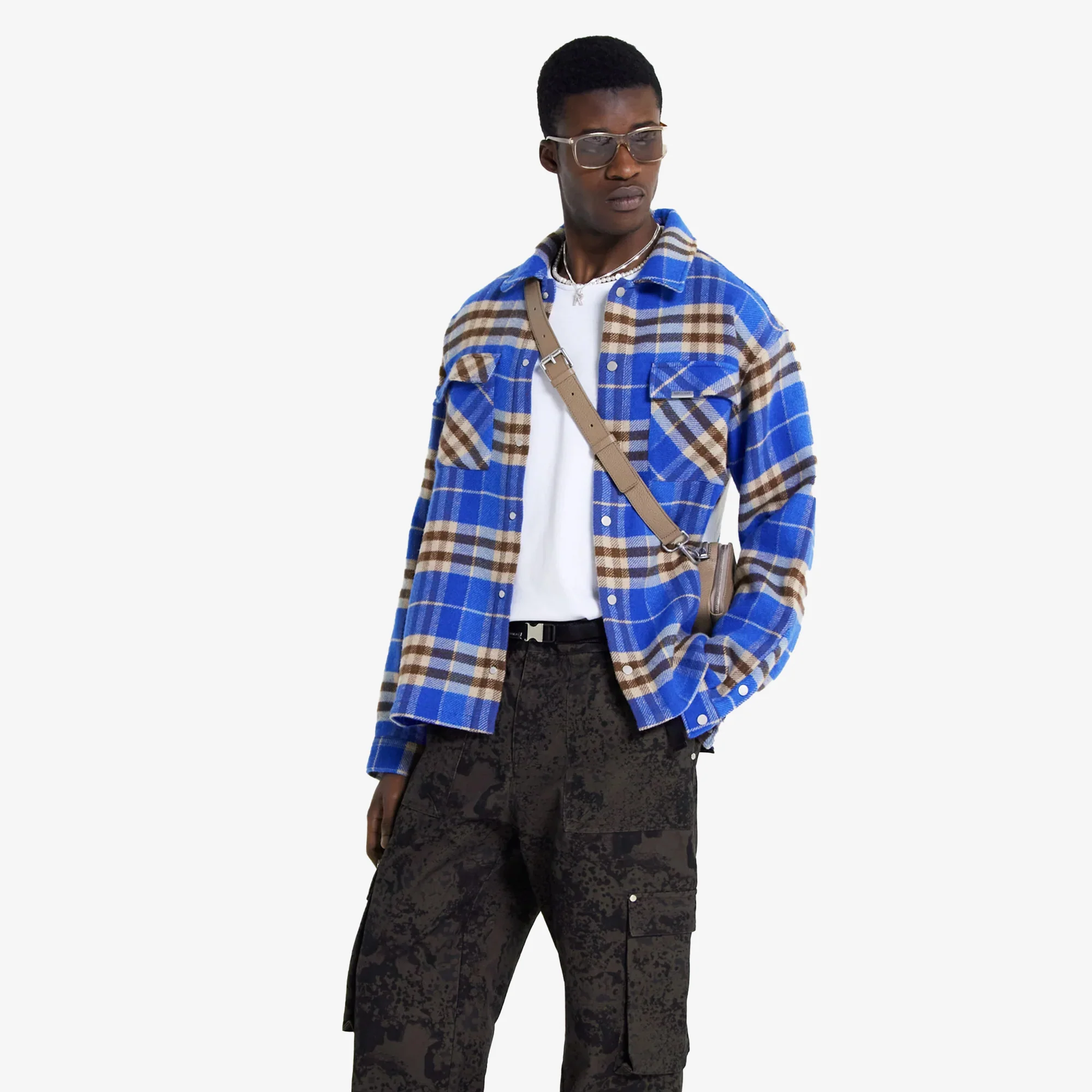 Represent | HEAVYWEIGHT INITIAL FLANNEL SHIRT { MULTI - Image 4