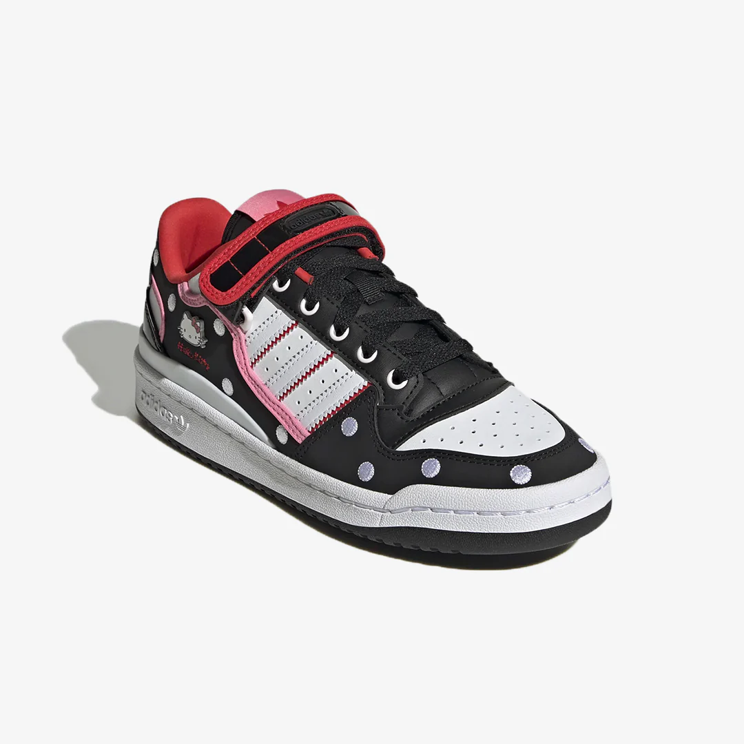 Adidas | HELLO KITTY FORUM LOW W { CORE BLACK/BLISS PINK’ - Image 2