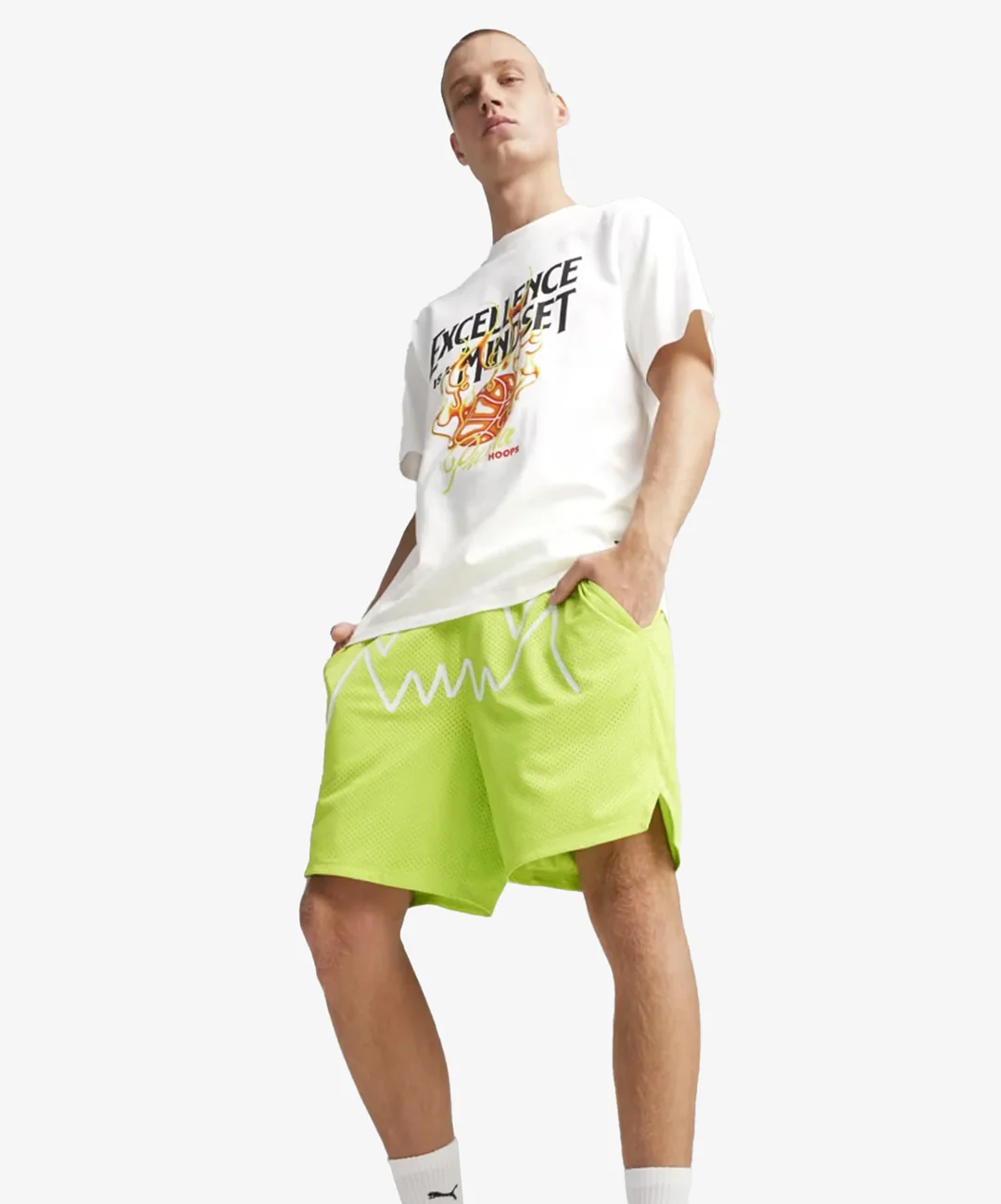 Puma | HOOPS EXCELLENCE BASKETBALL TEE { WHITE