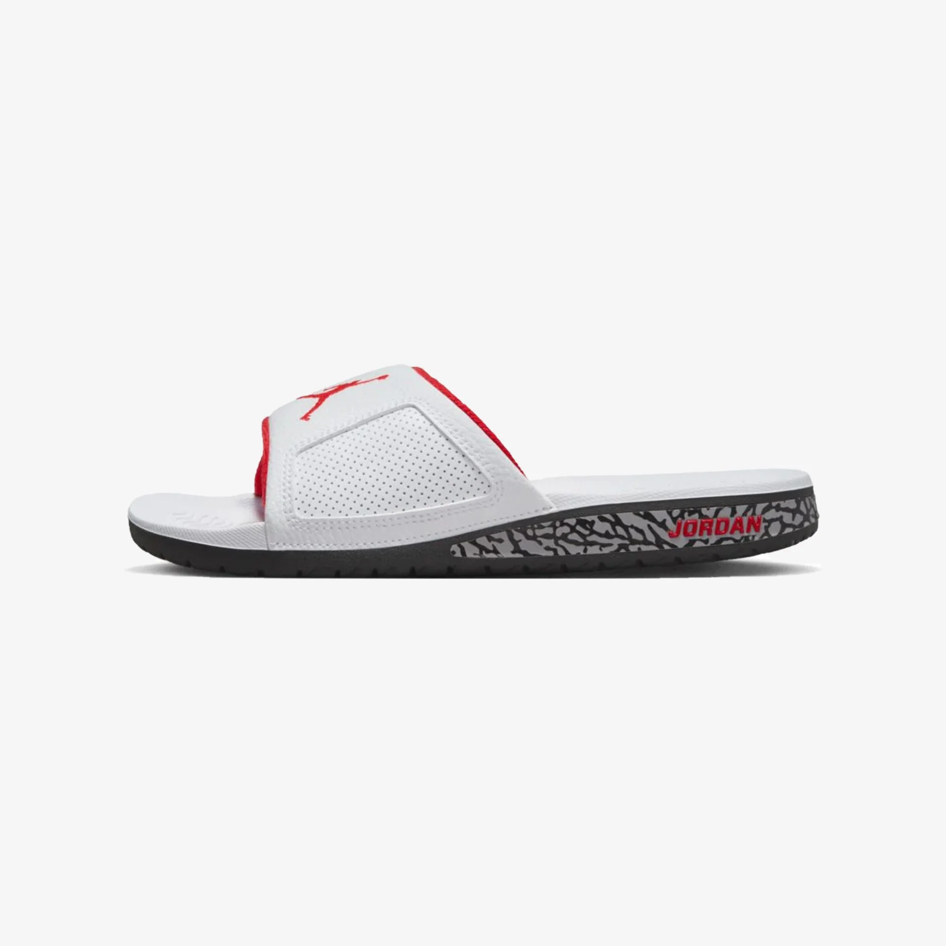 Jordan | HYDRO III { WHITE/BLACK/CEMENT GREY/UNIVERSITY RED - Image 3
