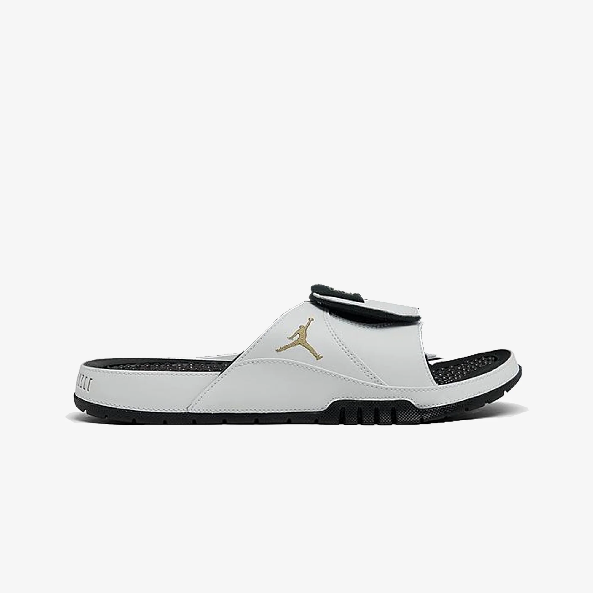 Jordan | HYDRO XI { WHITE/METALLIC GOLD-BLACK