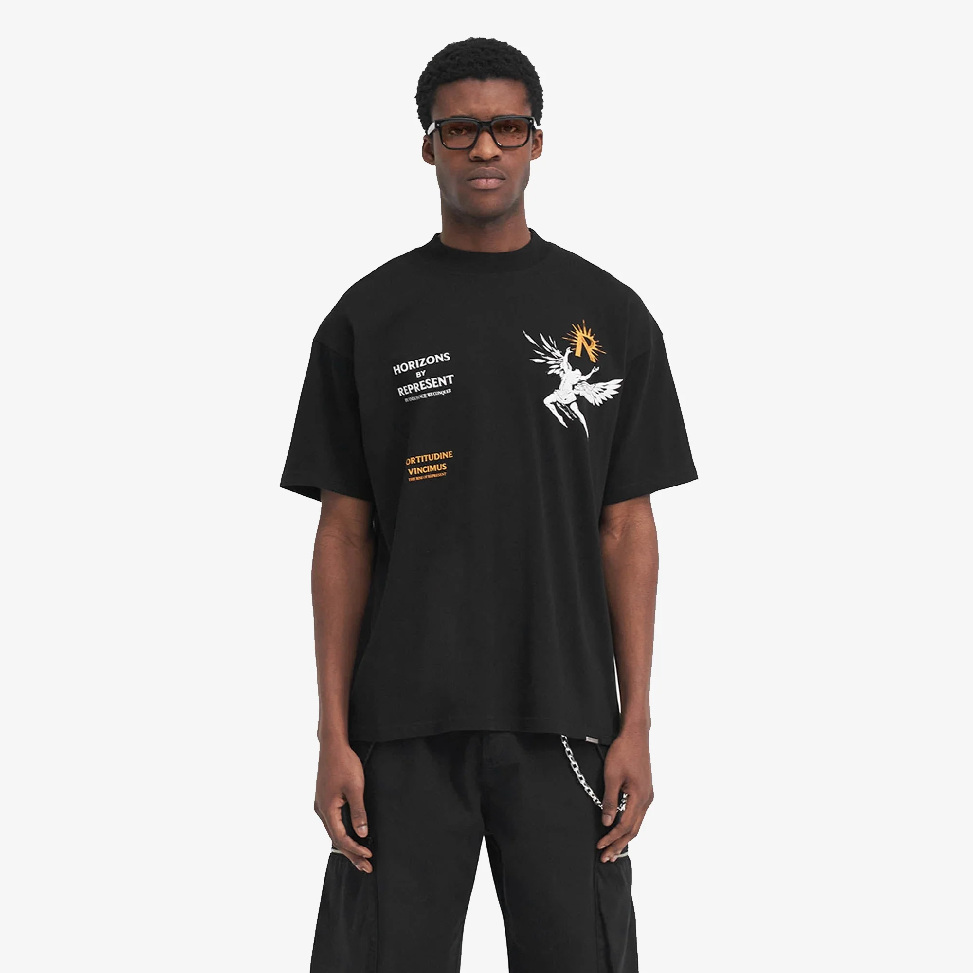 Represent | ICARUS T-SHIRT { JET BLACK