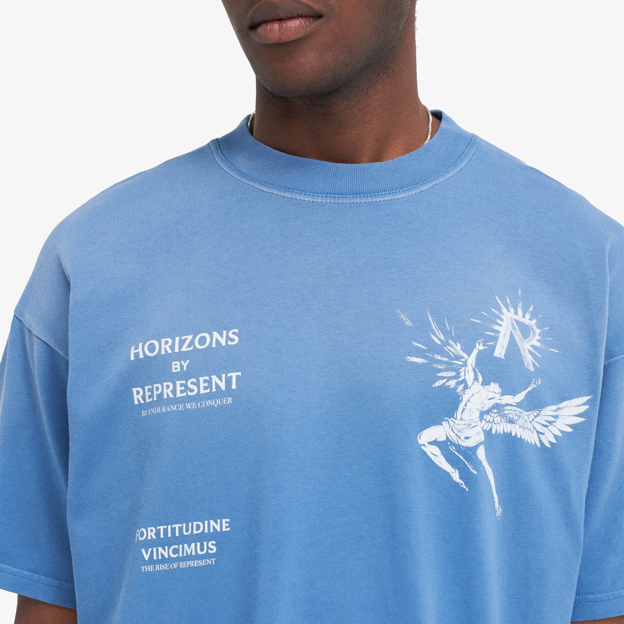 Represent | ICARUS T-SHIRT { SKY BLUE - Image 5