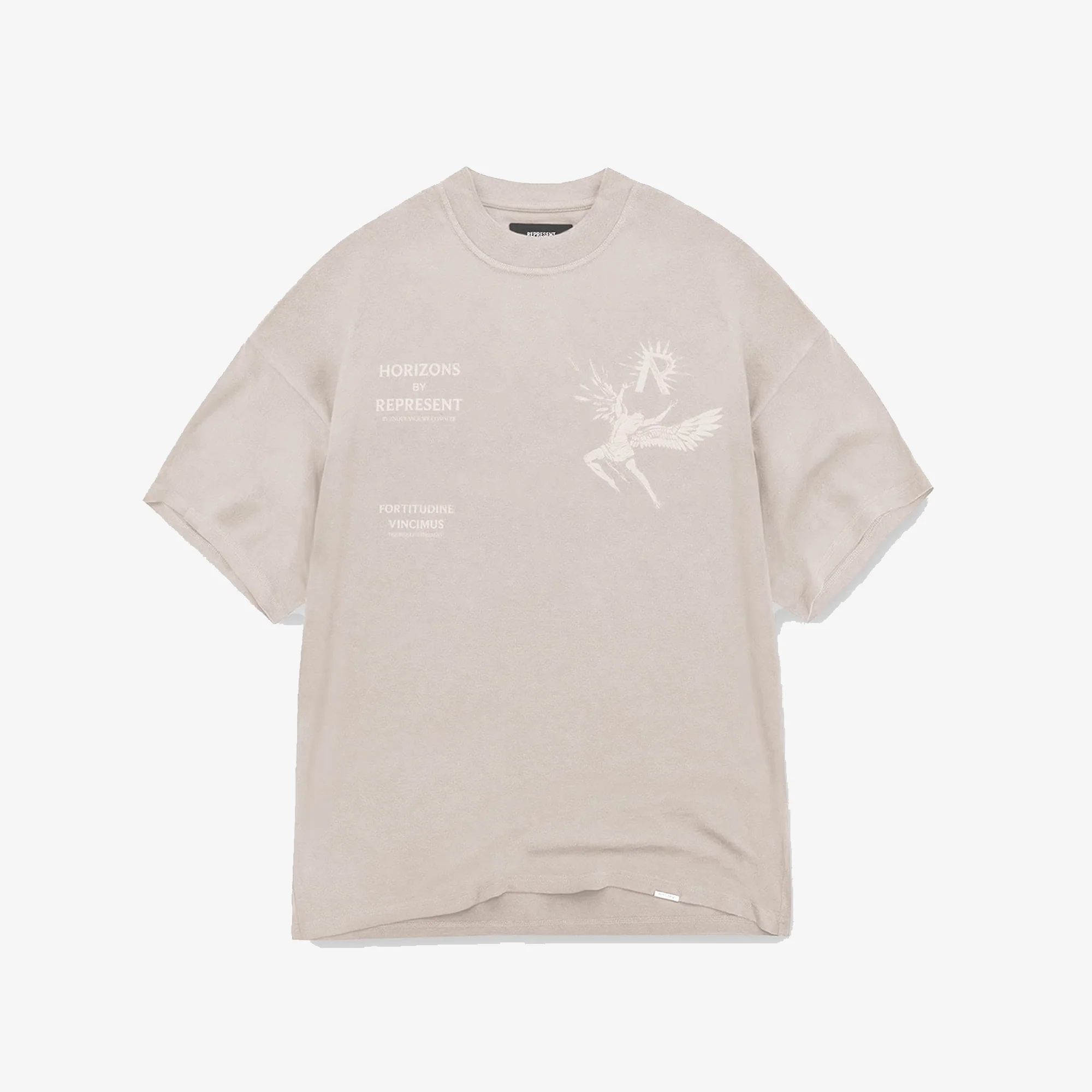 Represent | ICARUS T-SHIRT { TAUPE - Image 4